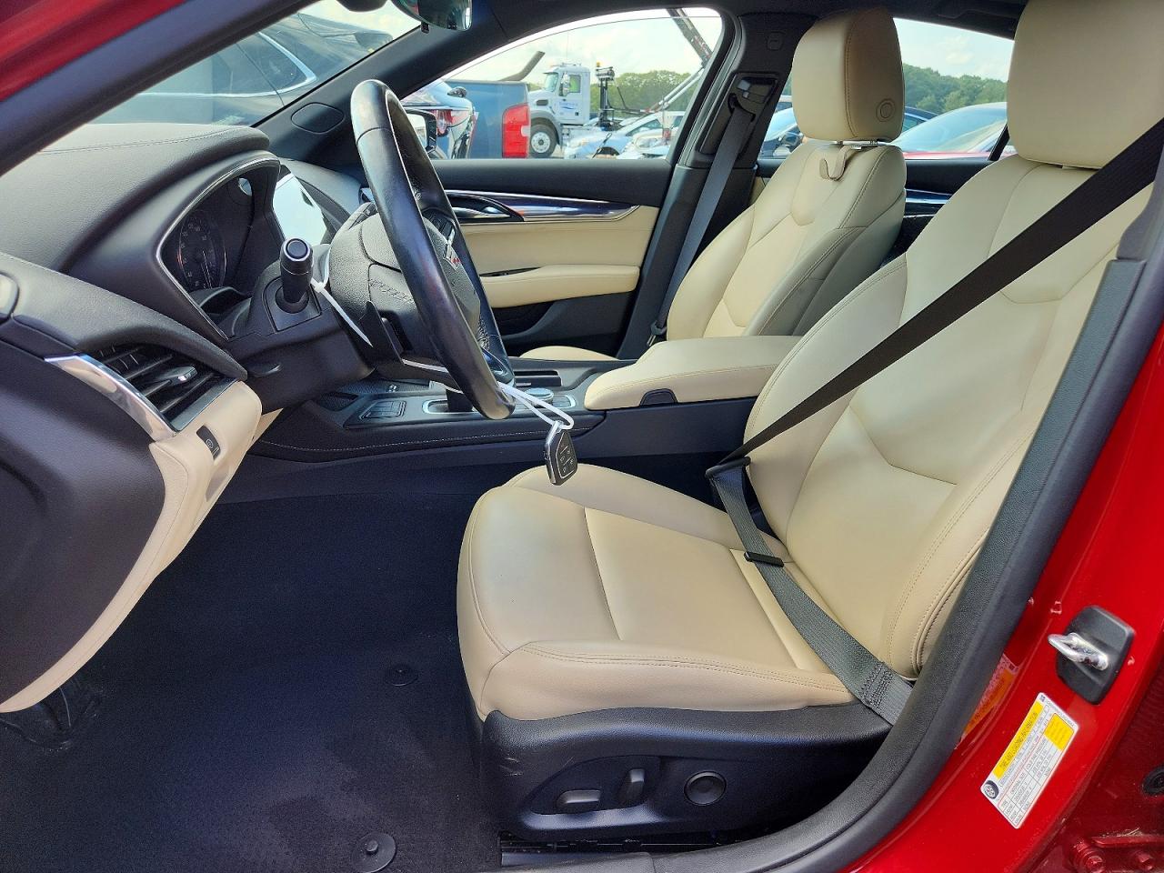 2020 Cadillac Ct5 Luxury Red vin: 1G6DX5RK7L0124644