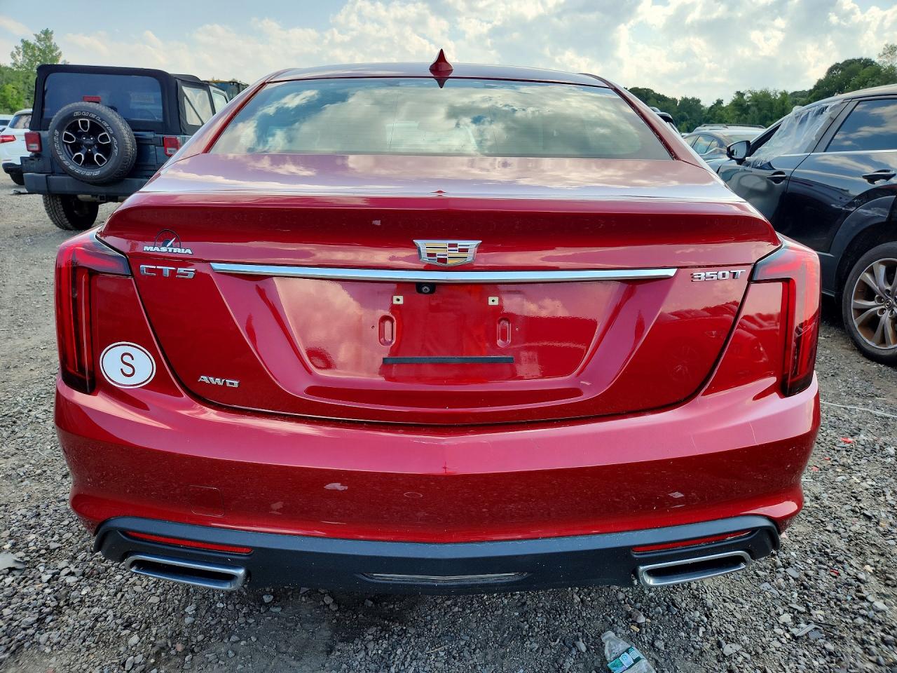 2020 Cadillac Ct5 Luxury Red vin: 1G6DX5RK7L0124644