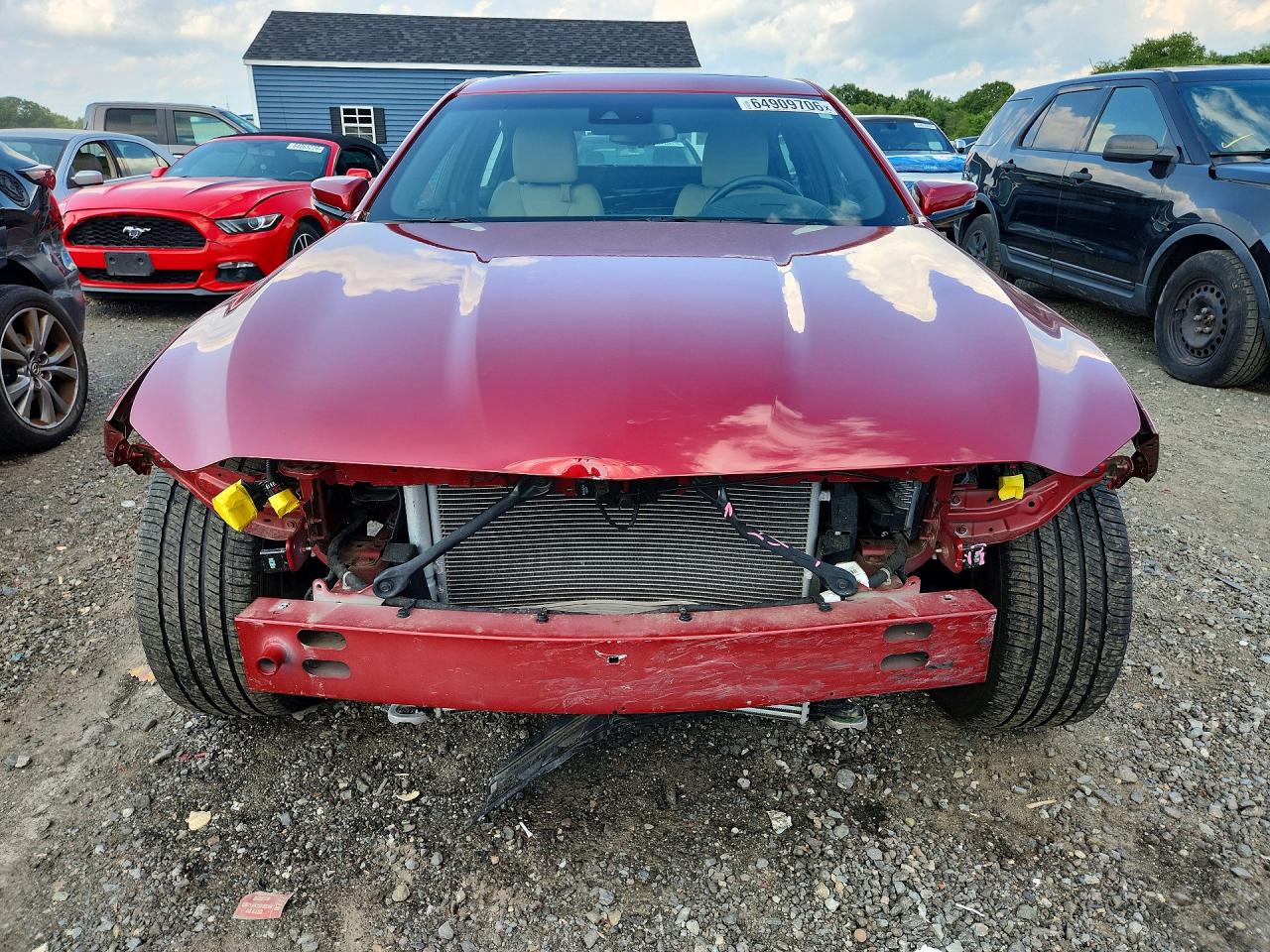 2020 Cadillac Ct5 Luxury Red vin: 1G6DX5RK7L0124644