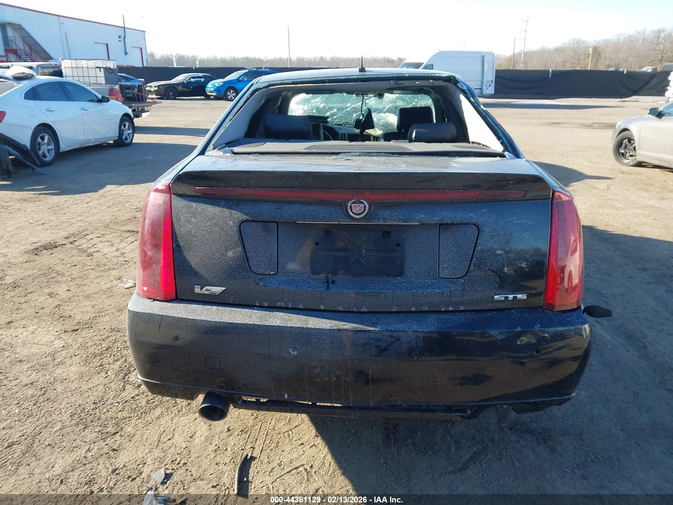 2008 Cadillac Sts-v   Black vin: 1G6DX67D080101885
