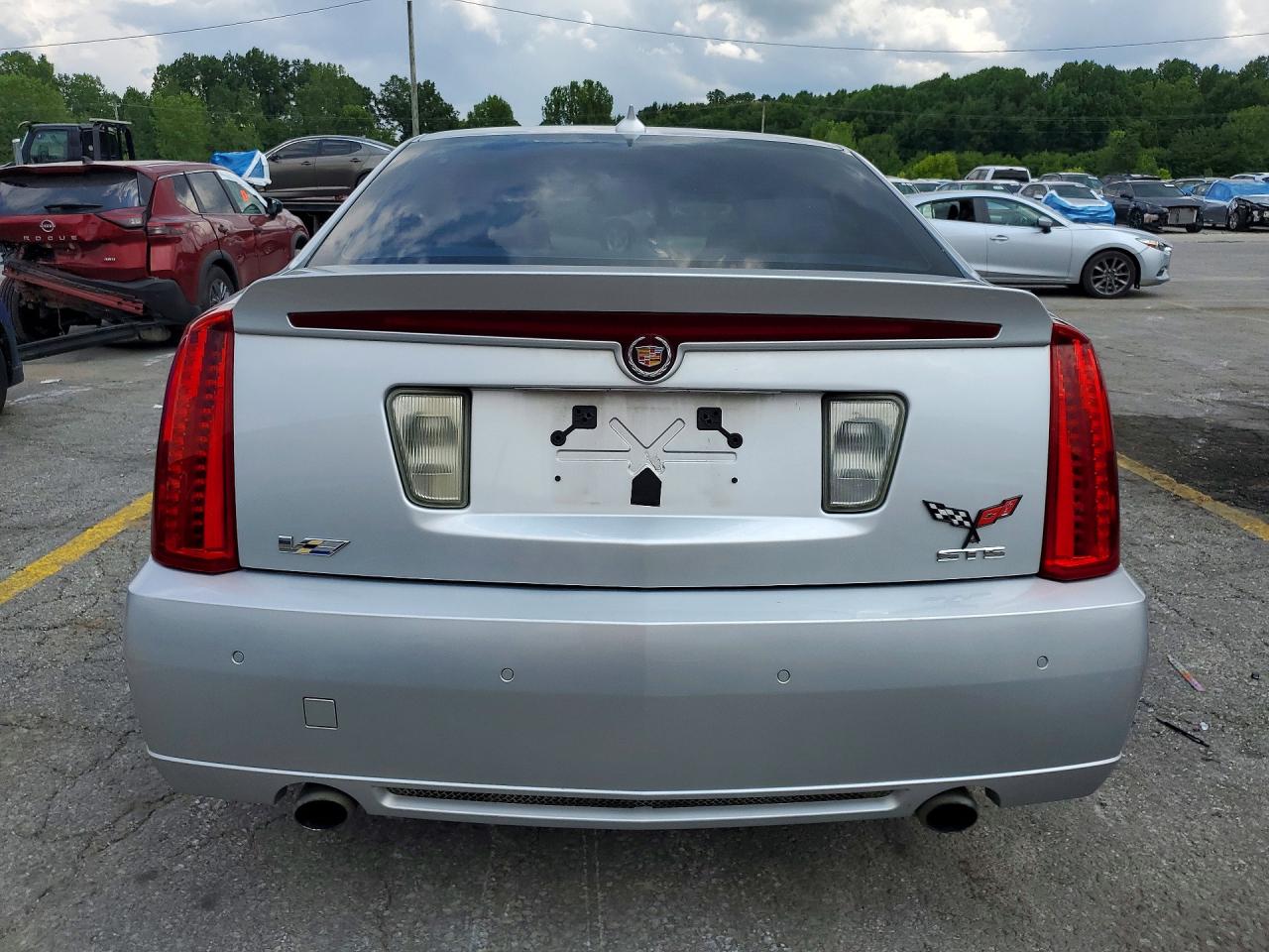 2009 Cadillac Sts-v Silver vin: 1G6DX67D790123240