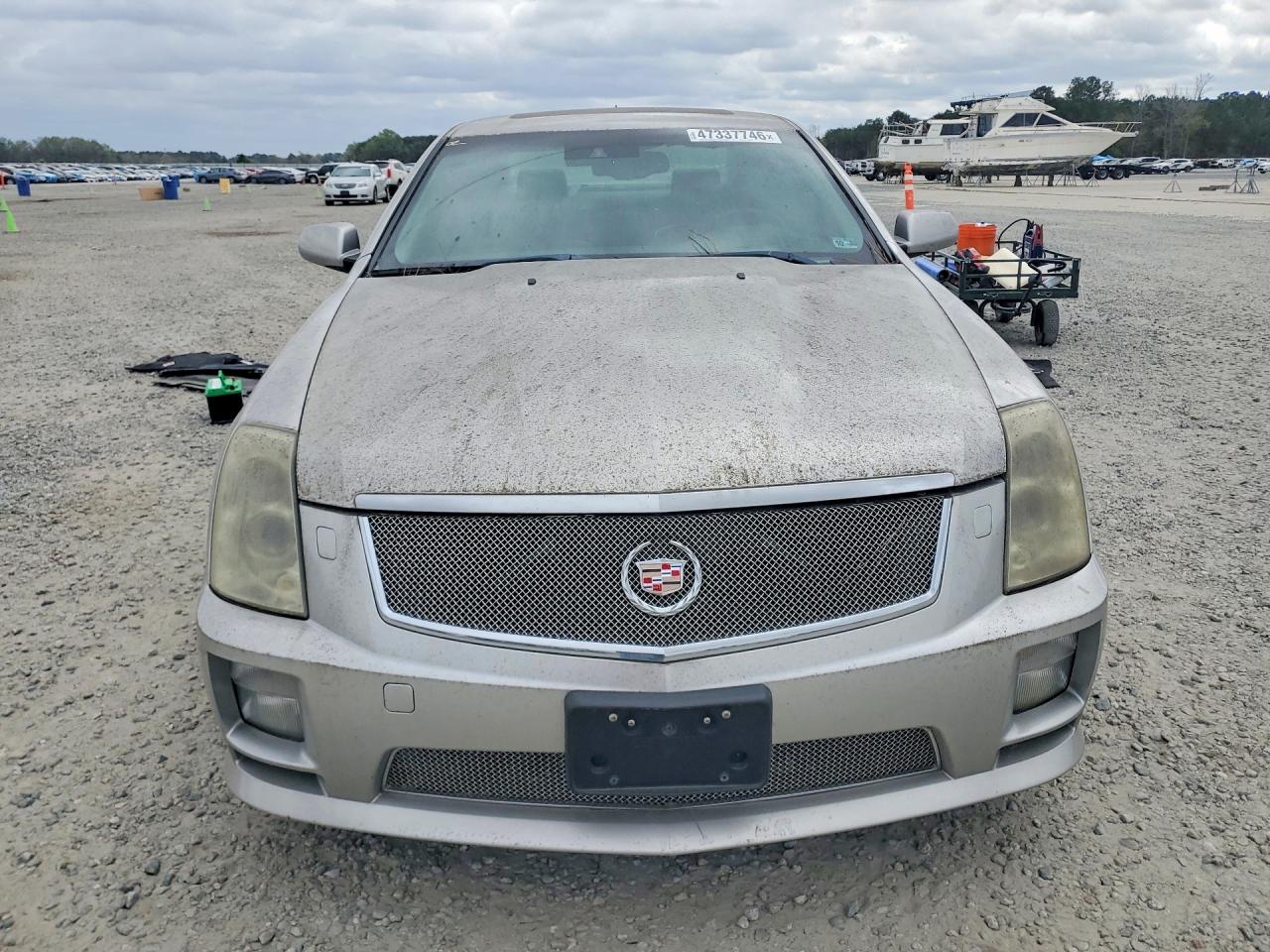 2008 Cadillac Sts-v Silver vin: 1G6DX67D880105974
