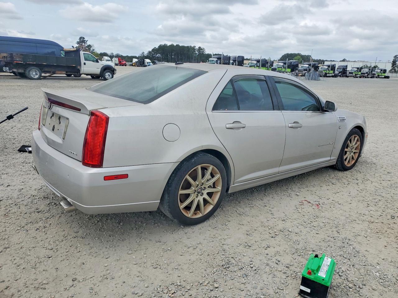 2008 Cadillac Sts-v Silver vin: 1G6DX67D880105974