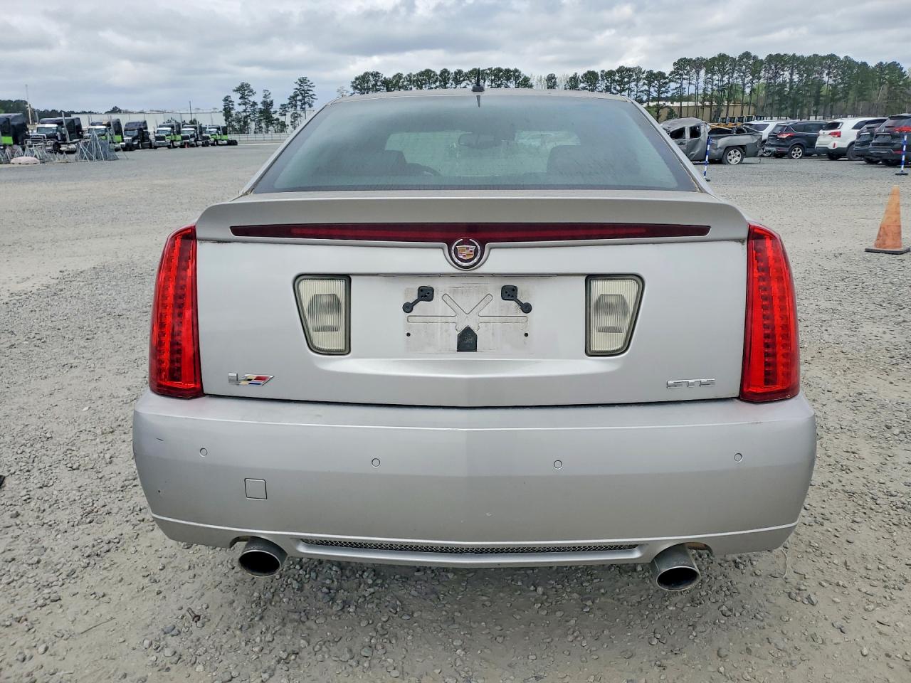 2008 Cadillac Sts-v Silver vin: 1G6DX67D880105974