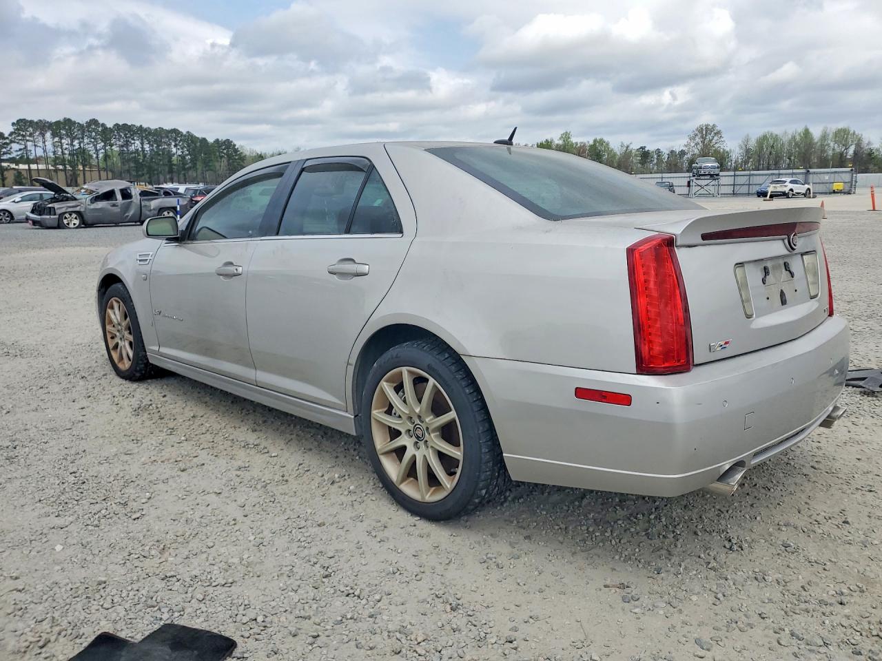 2008 Cadillac Sts-v Silver vin: 1G6DX67D880105974