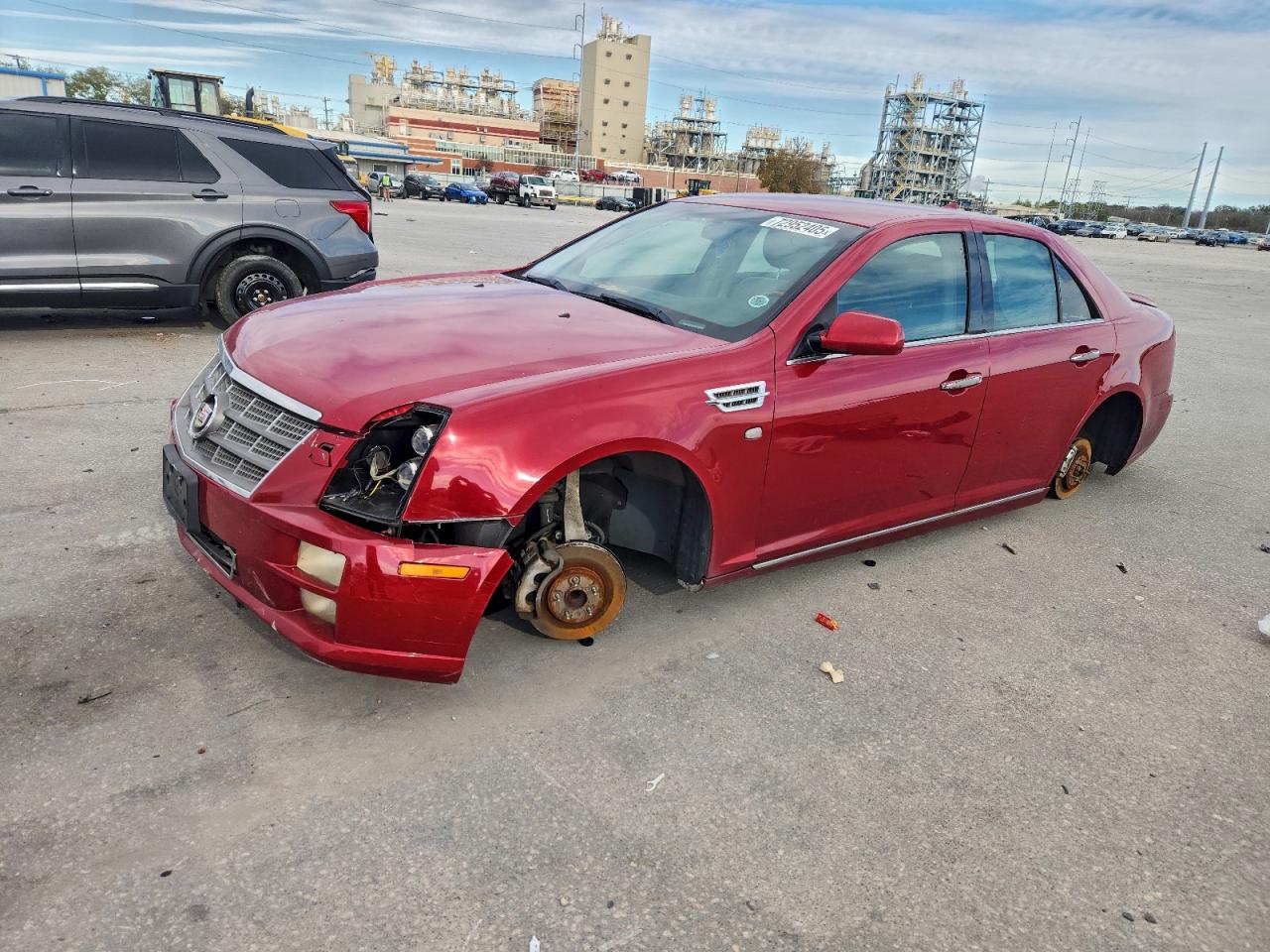 2011 Cadillac Sts Luxury Performance Burgundy vin: 1G6DX6EDXB0159593