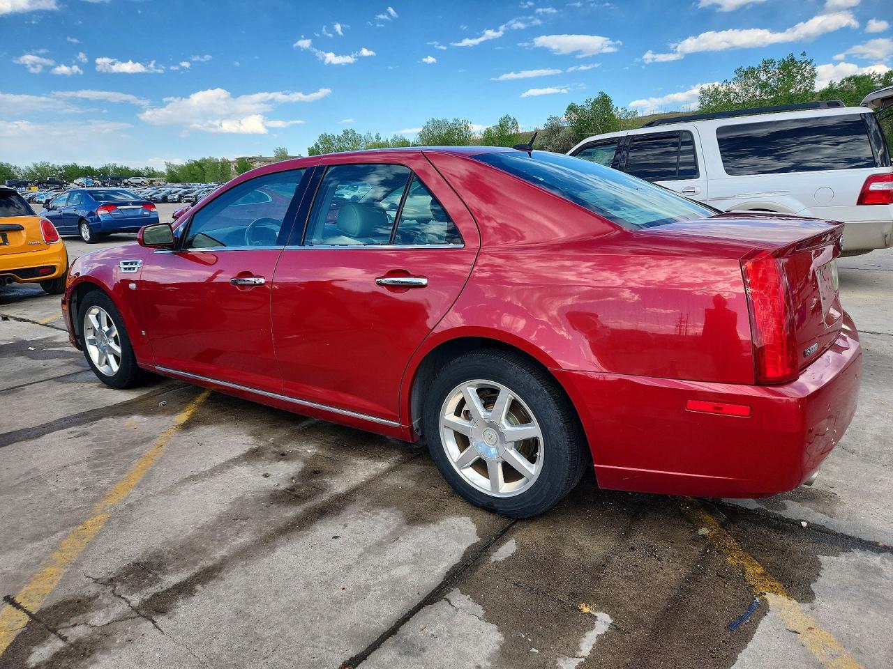 2008 Cadillac Sts Red vin: 1G6DZ67A080163948
