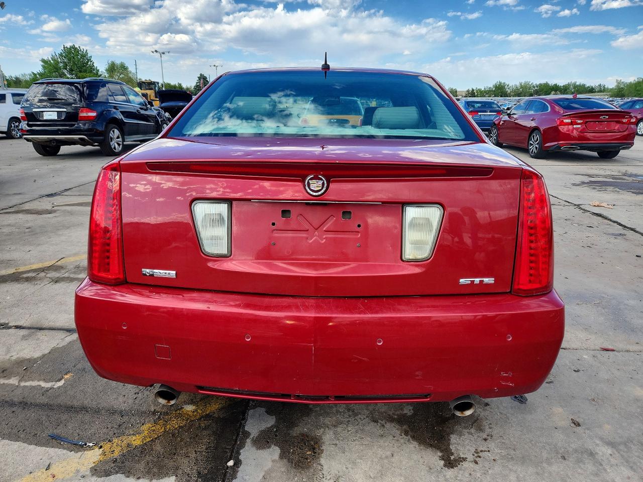 2008 Cadillac Sts Red vin: 1G6DZ67A080163948