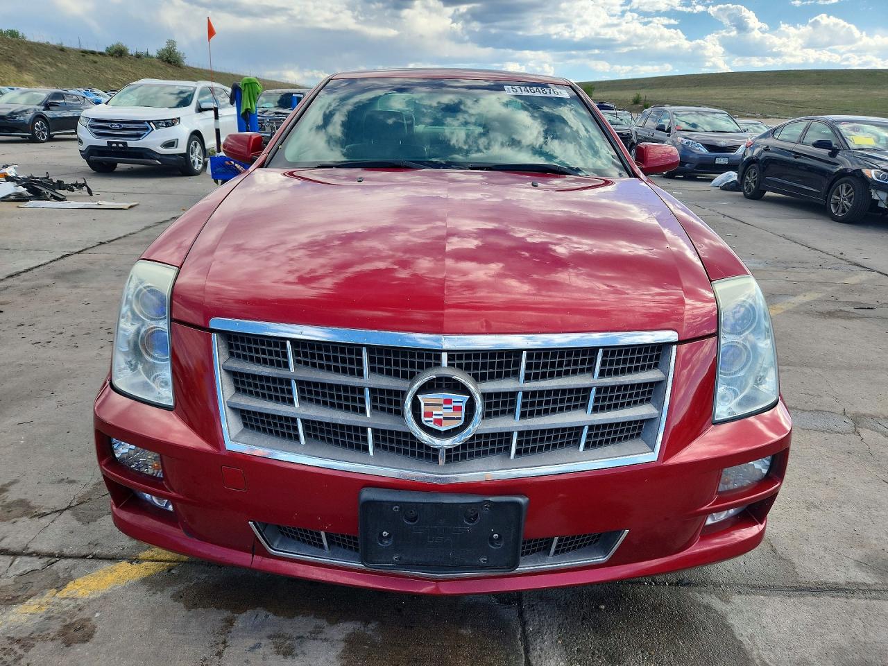 2008 Cadillac Sts Red vin: 1G6DZ67A080163948