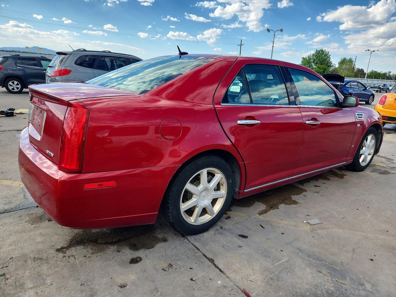 2008 Cadillac Sts Red vin: 1G6DZ67A080163948