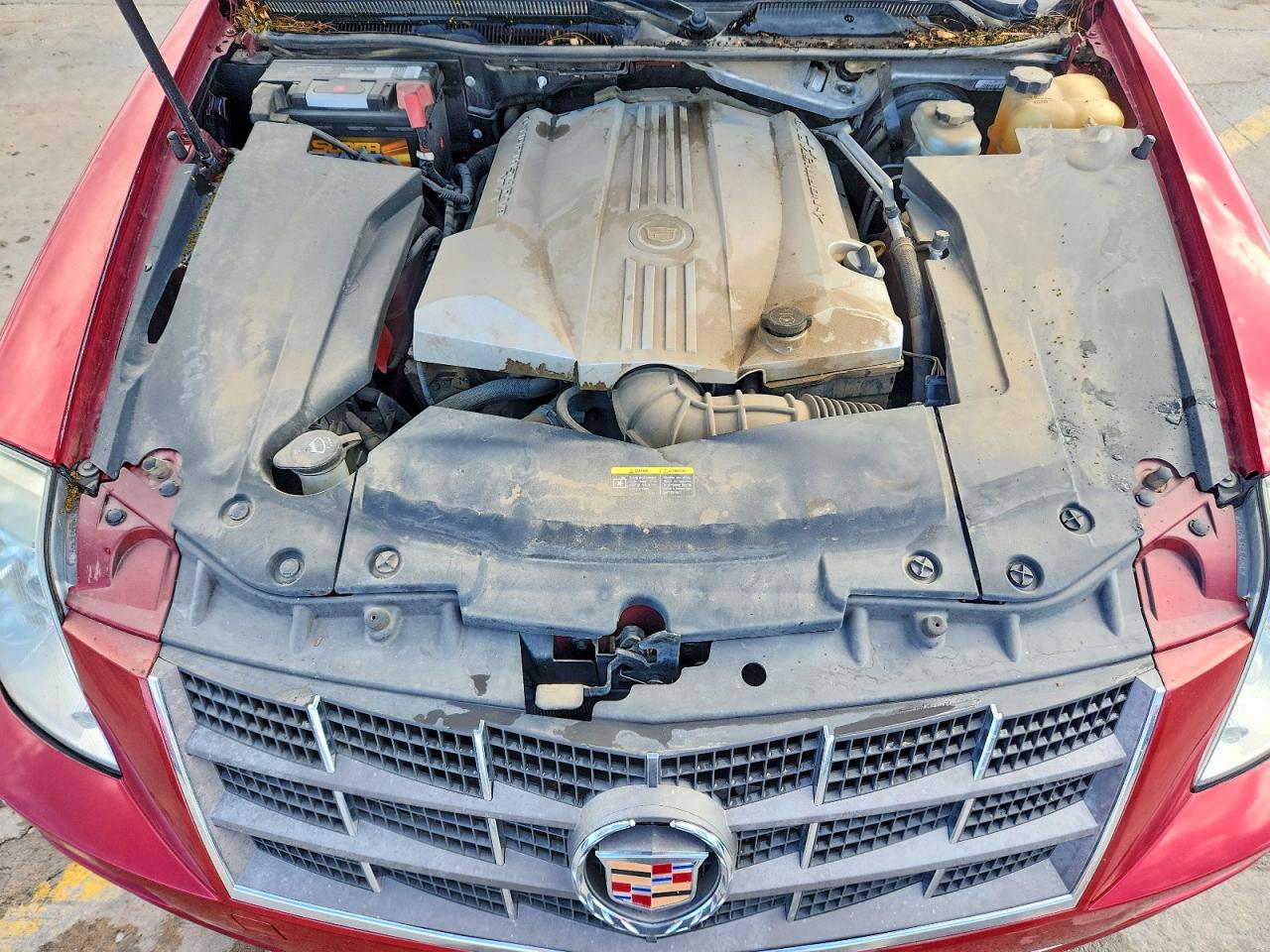 2008 Cadillac Sts Red vin: 1G6DZ67A080163948