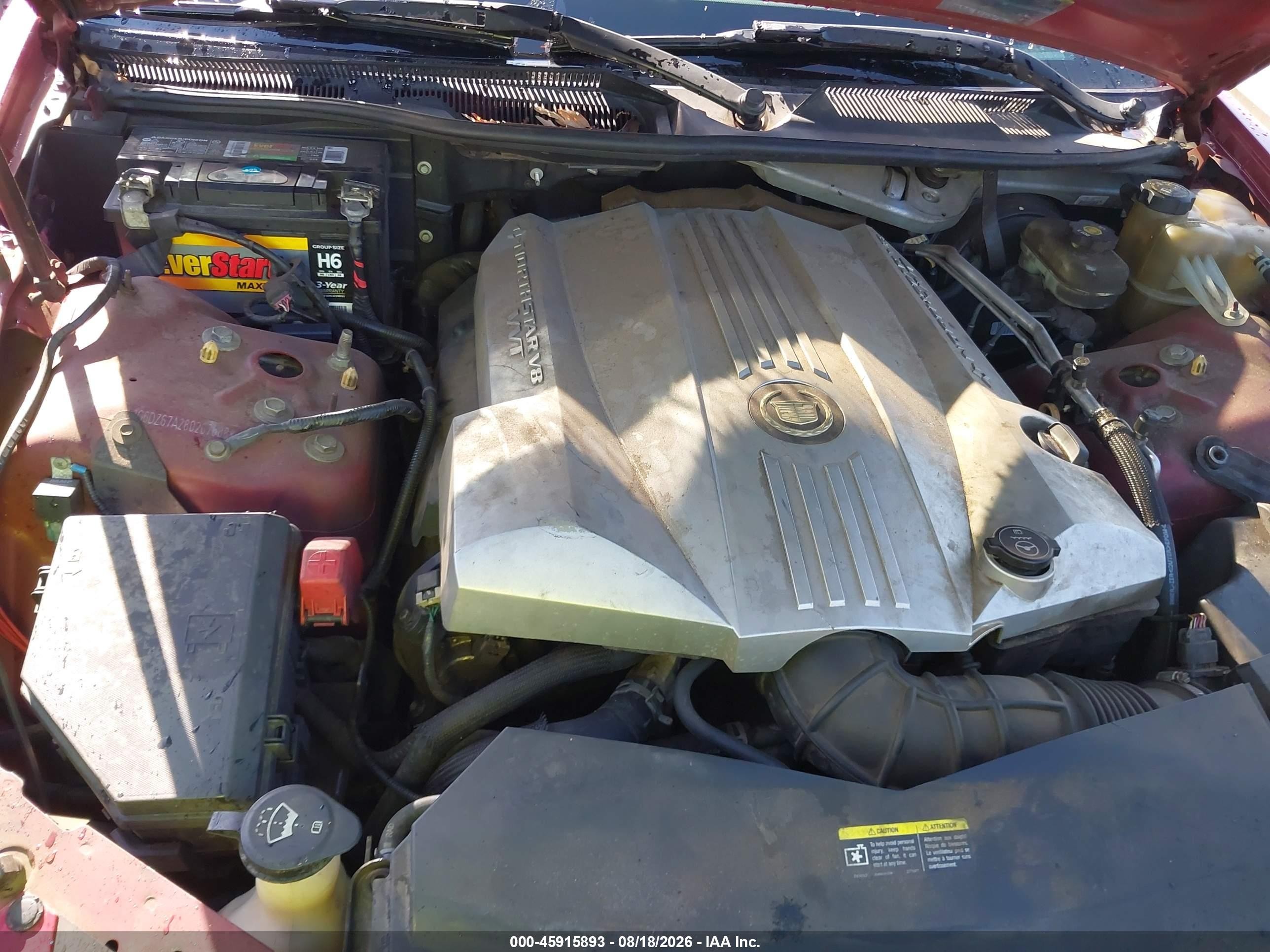 2008 Cadillac Sts Rwd W/1se Red vin: 1G6DZ67A280207688