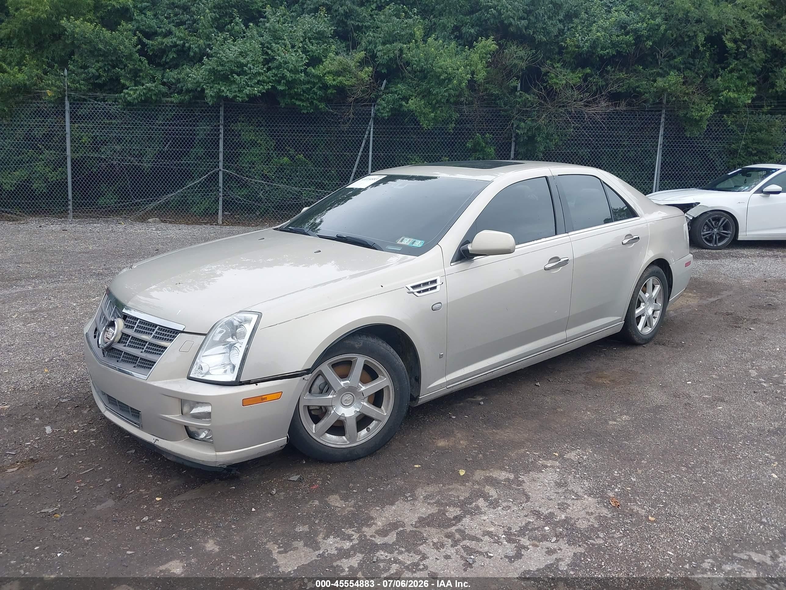 2009 Cadillac Sts Rwd W/1se Gold vin: 1G6DZ67A390104815