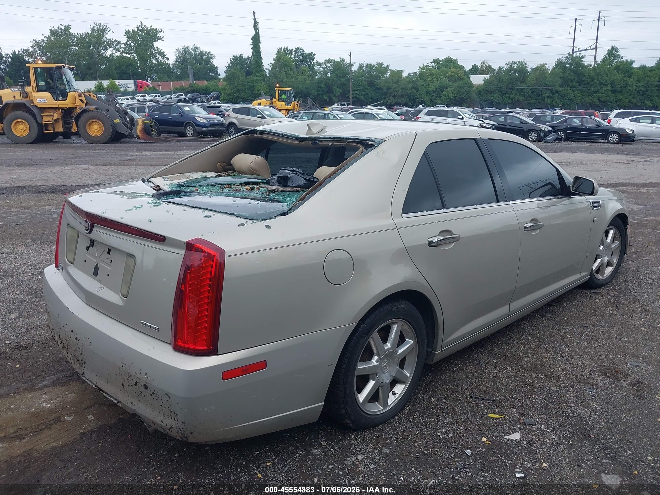 2009 Cadillac Sts Rwd W/1se Gold vin: 1G6DZ67A390104815