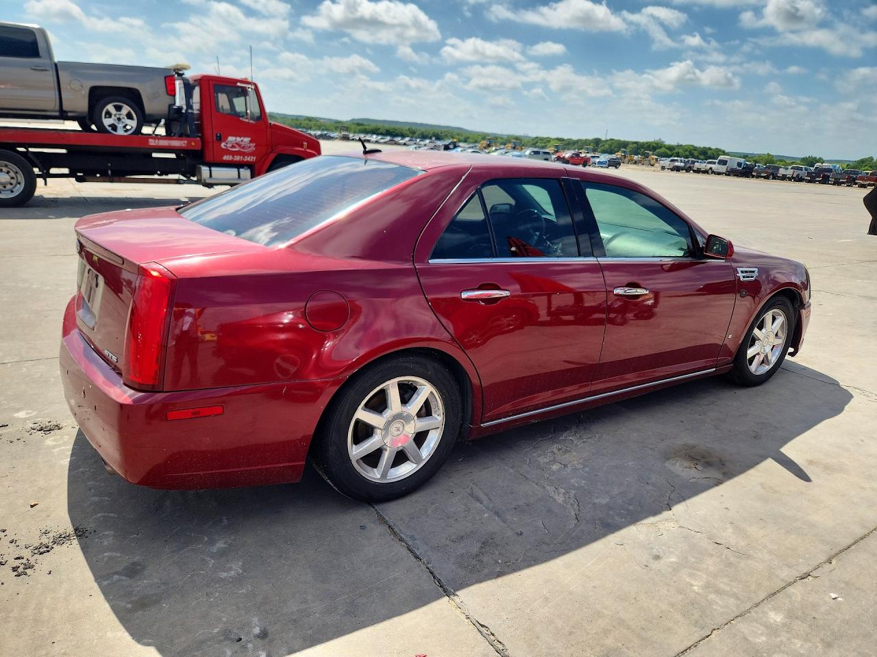 2008 Cadillac Sts Red vin: 1G6DZ67A680201859
