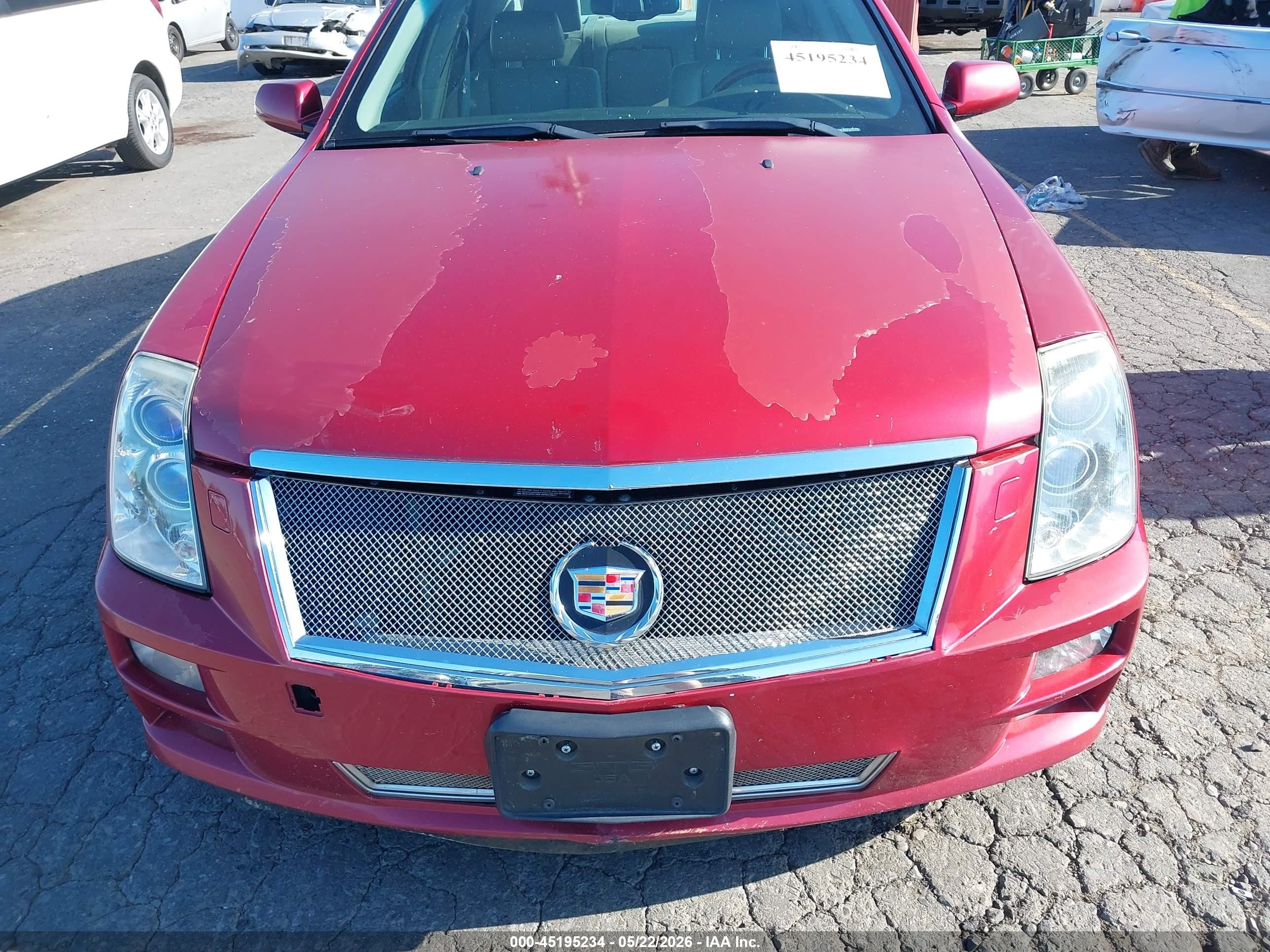 2009 Cadillac Sts V8 Red vin: 1G6DZ67A690174213