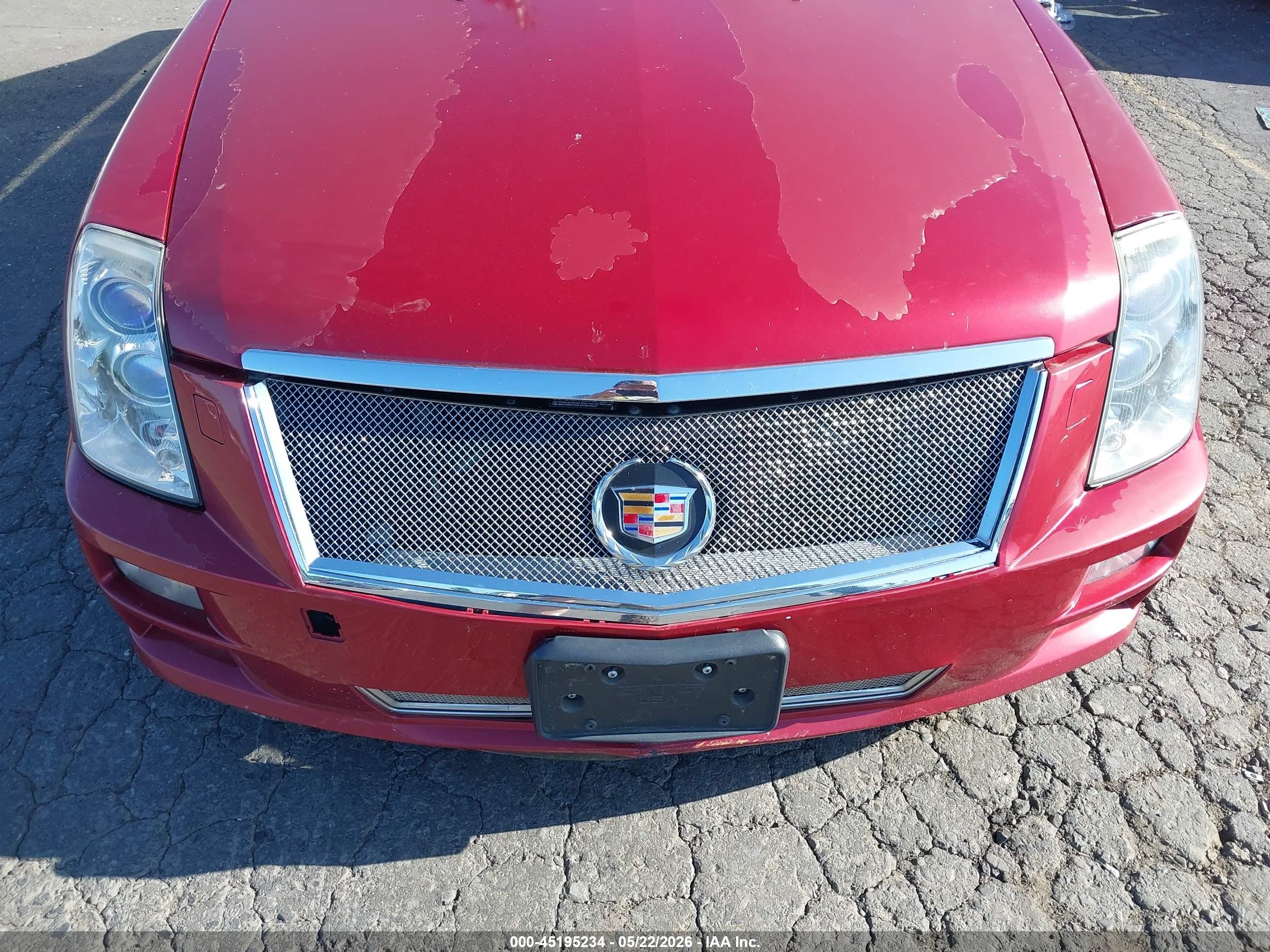 2009 Cadillac Sts V8 Red vin: 1G6DZ67A690174213