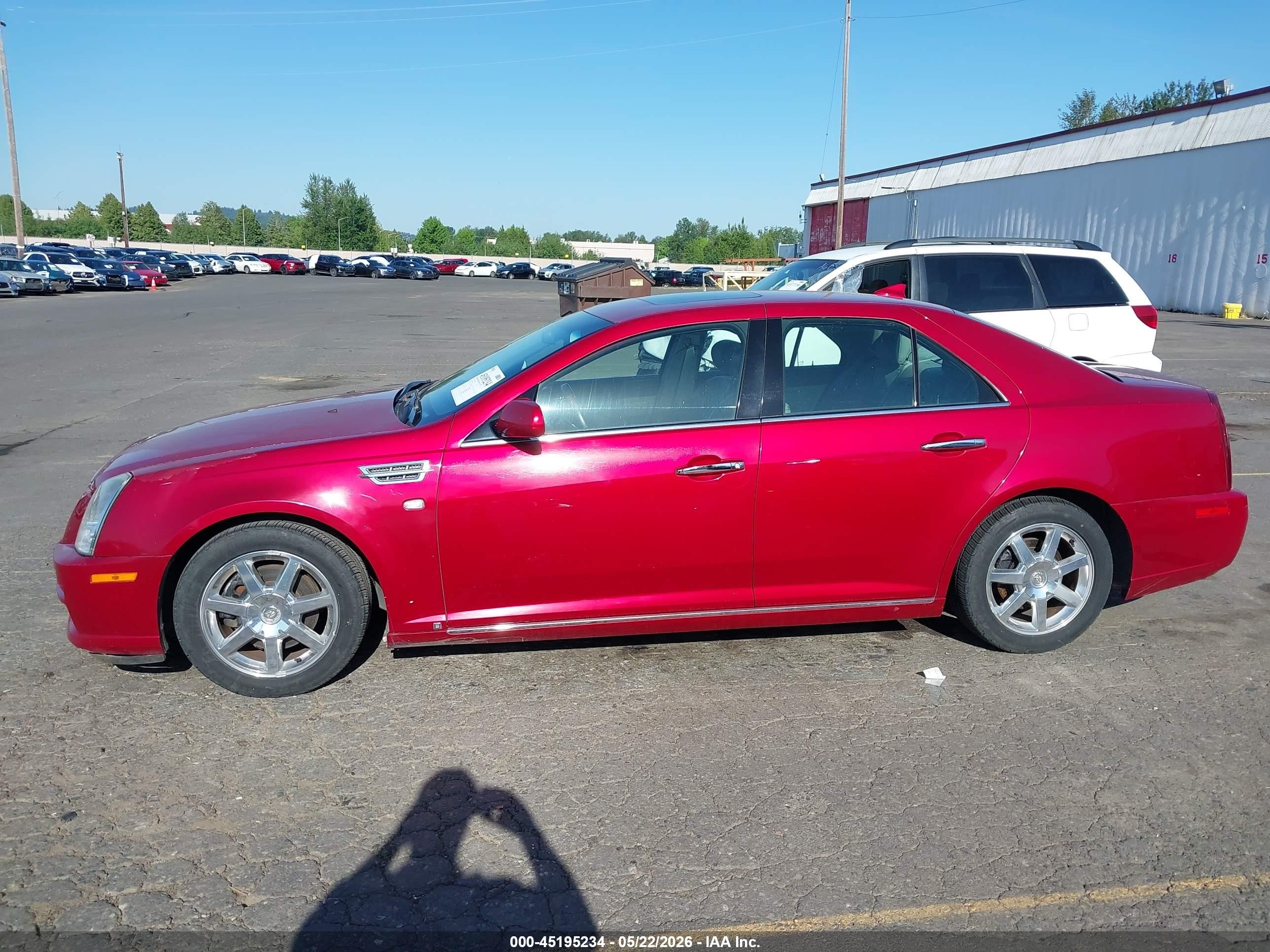 2009 Cadillac Sts V8 Red vin: 1G6DZ67A690174213