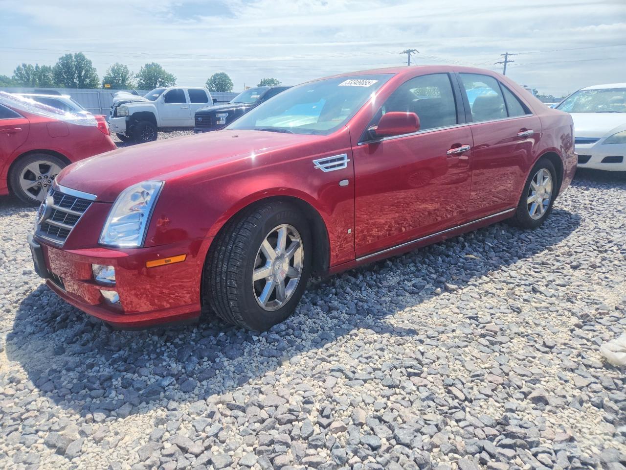 2008 Cadillac Sts Red vin: 1G6DZ67A880167102