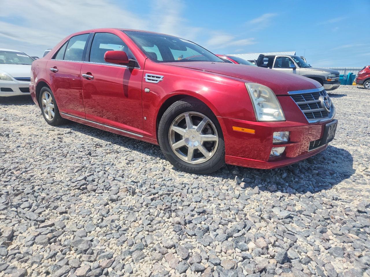 2008 Cadillac Sts Red vin: 1G6DZ67A880167102