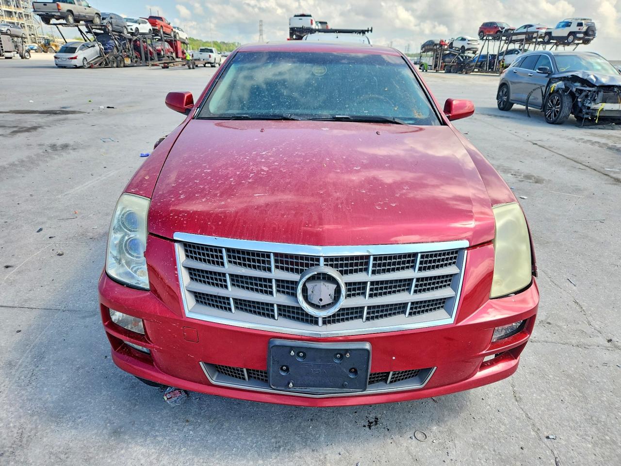 2008 Cadillac Sts Red vin: 1G6DZ67A980167206