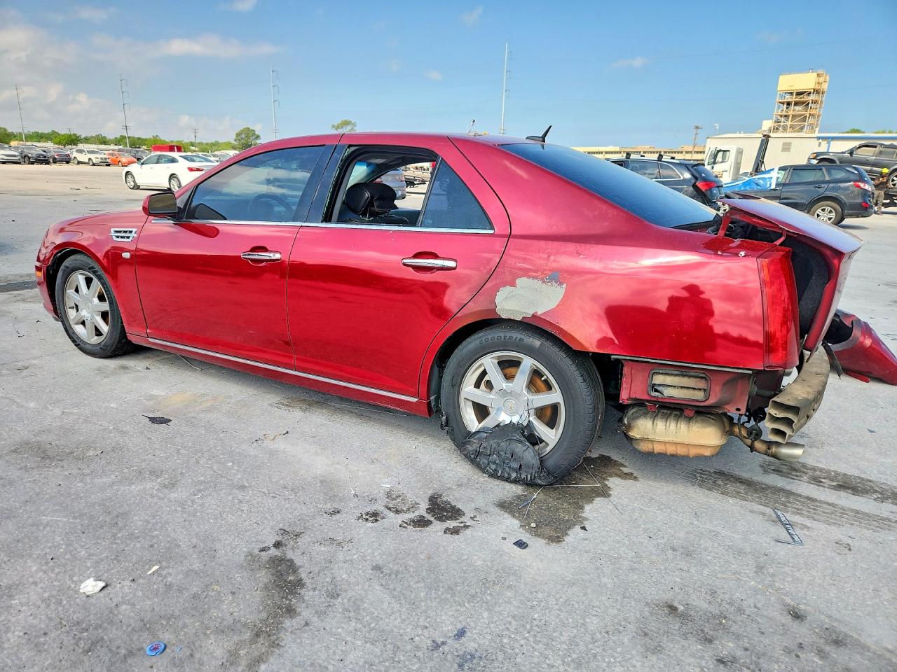 2008 Cadillac Sts Red vin: 1G6DZ67A980167206
