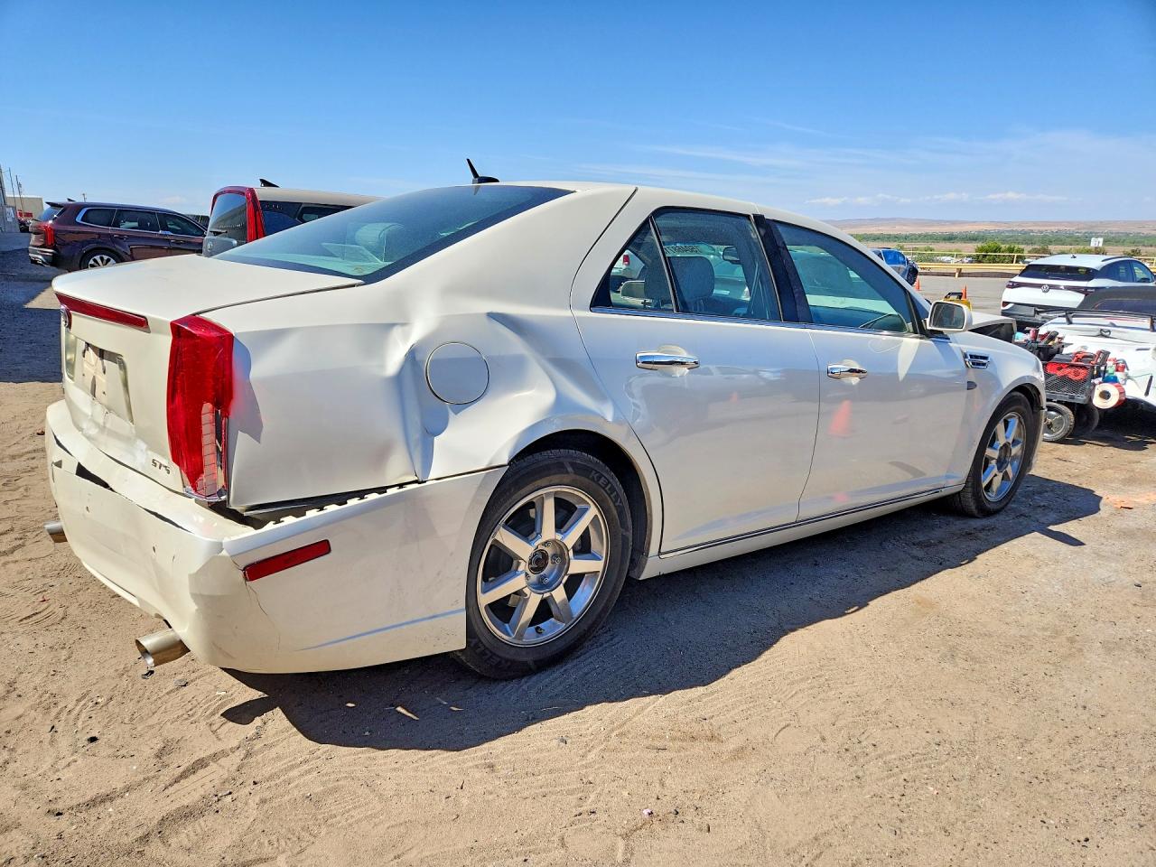 2008 Cadillac Sts Белый vin: 1G6DZ67A980190596