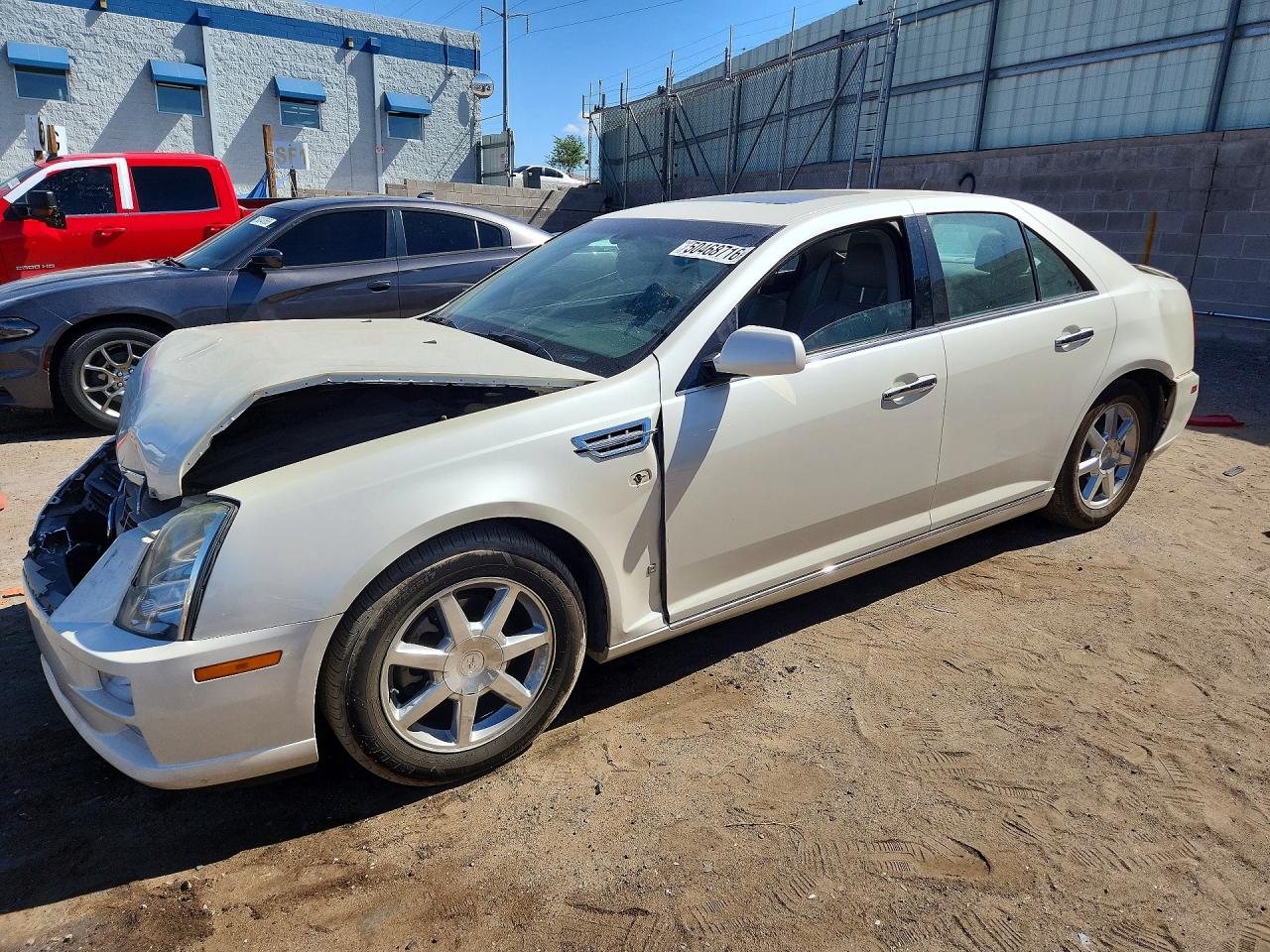 2008 Cadillac Sts Белый vin: 1G6DZ67A980190596