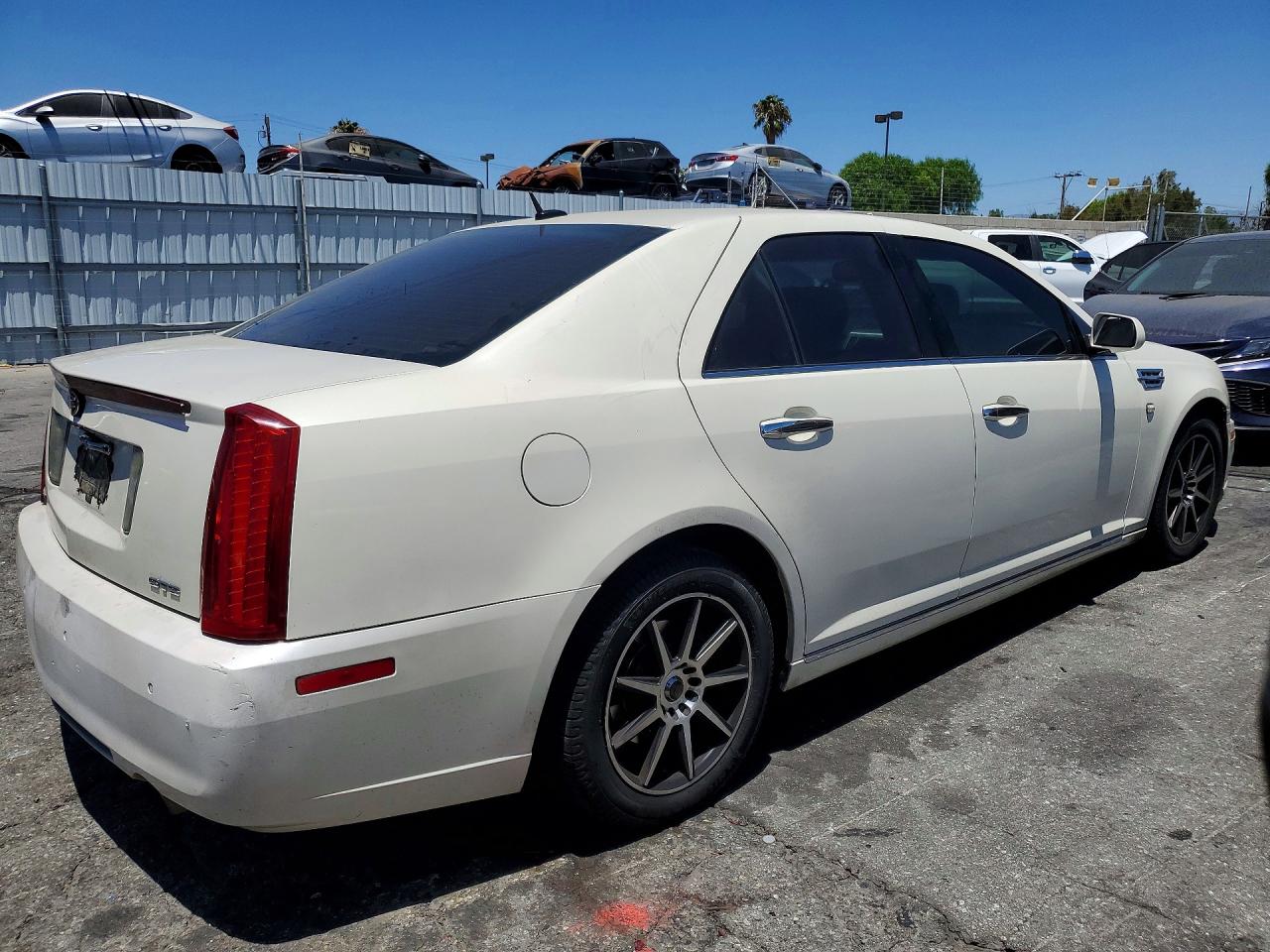 2008 Cadillac Sts Cream vin: 1G6DZ67AX80197489