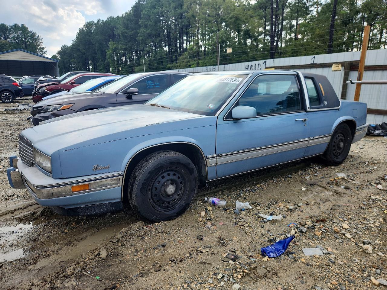 1988 Cadillac Eldorado Blue vin: 1G6EL1152JU617815