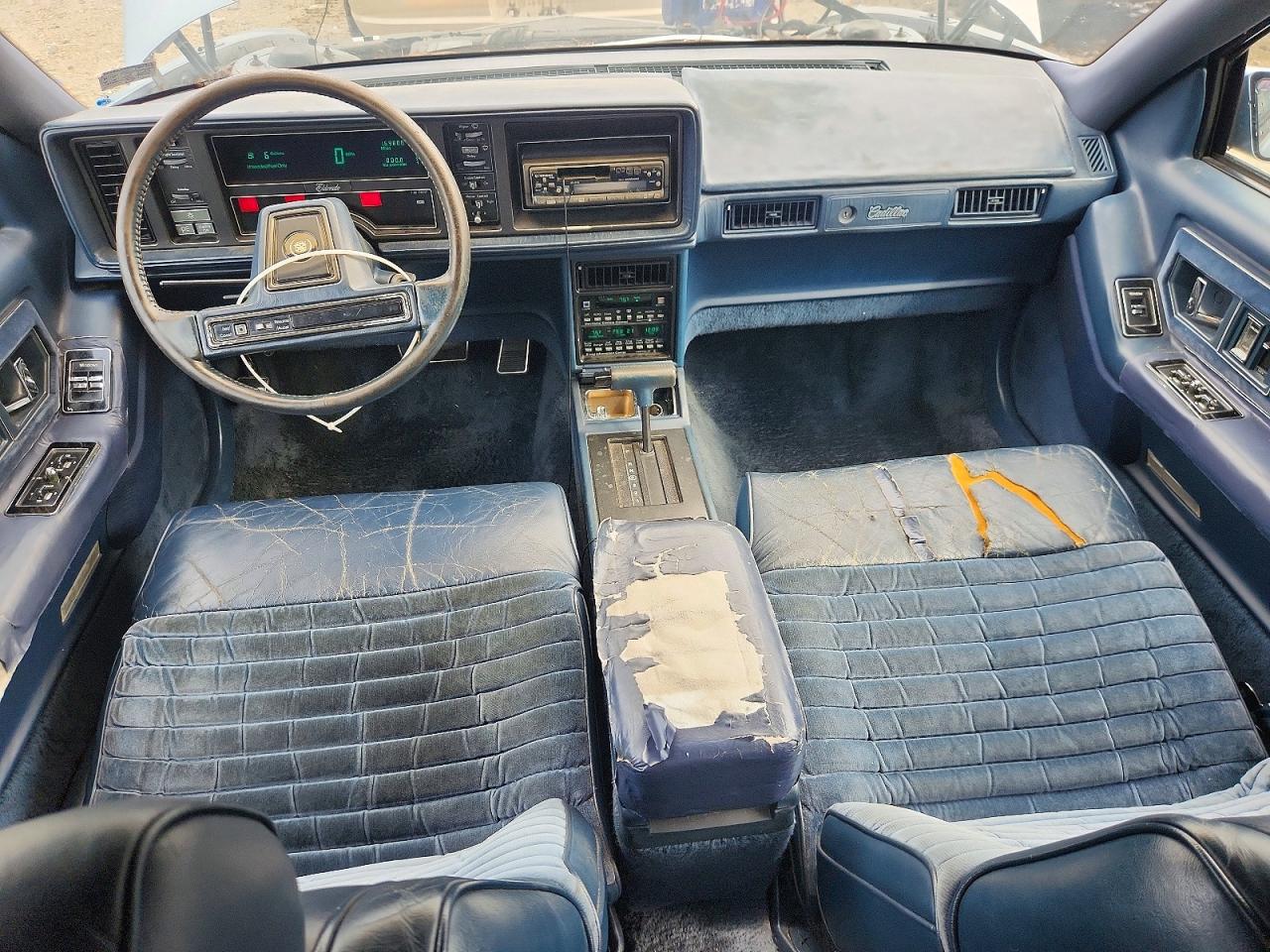 1988 Cadillac Eldorado Blue vin: 1G6EL1152JU617815