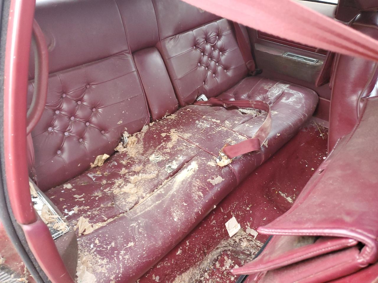 1989 Cadillac Eldorado Red vin: 1G6EL1153KU613645