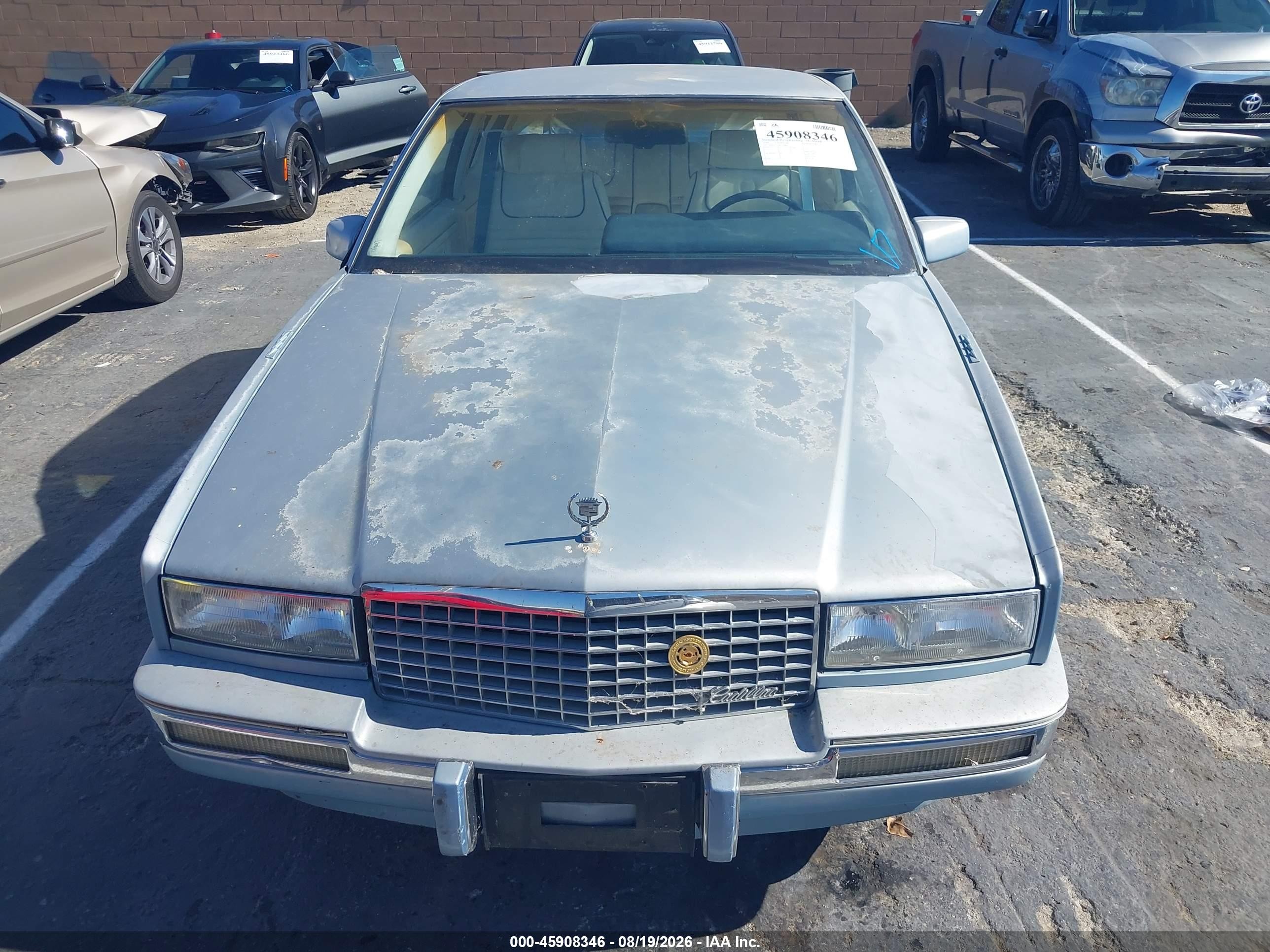 1989 Cadillac Eldorado   Blue vin: 1G6EL1154KU618871