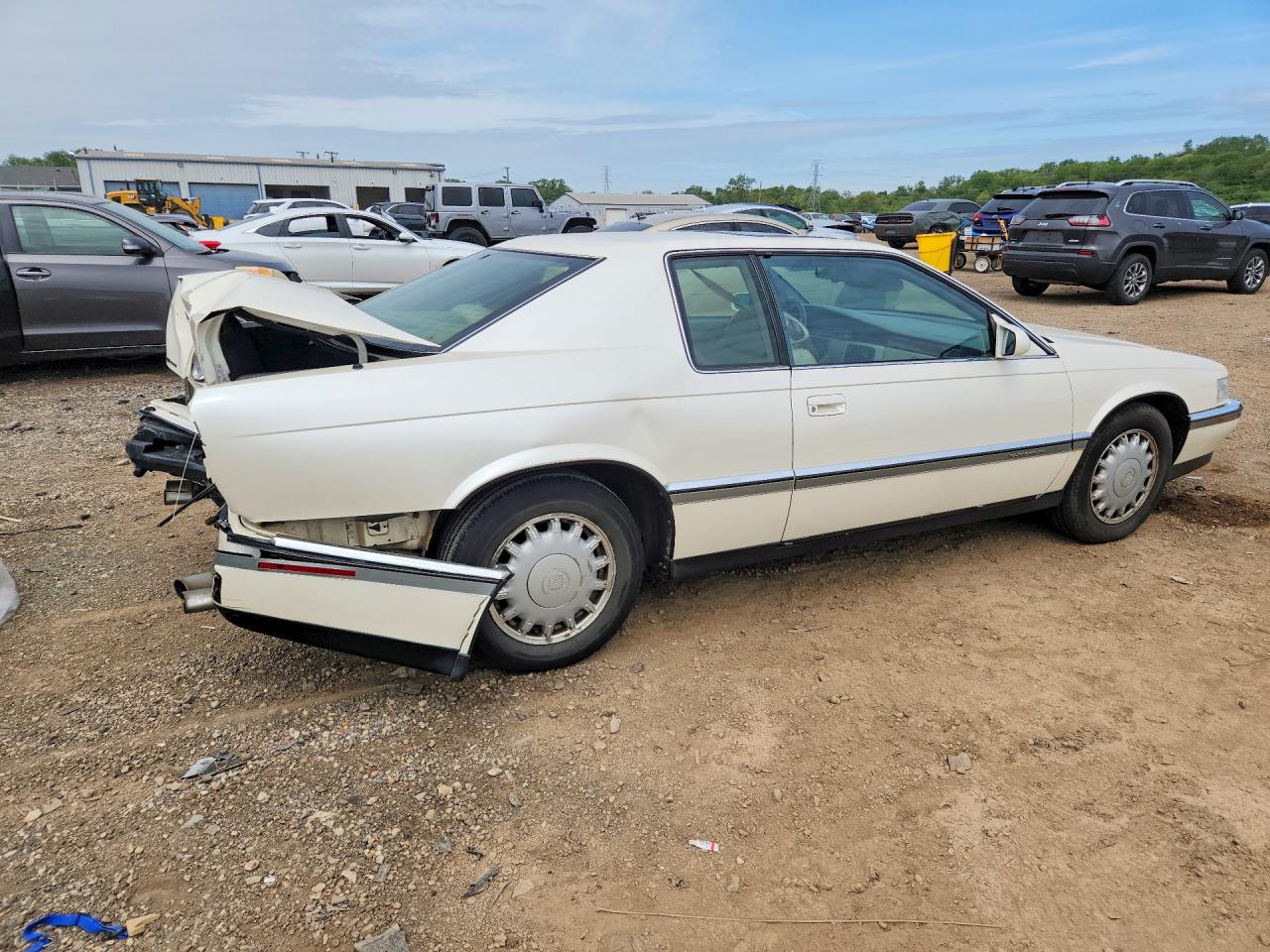 1993 Cadillac Eldorado Touring White vin: 1G6EL129XPU618933
