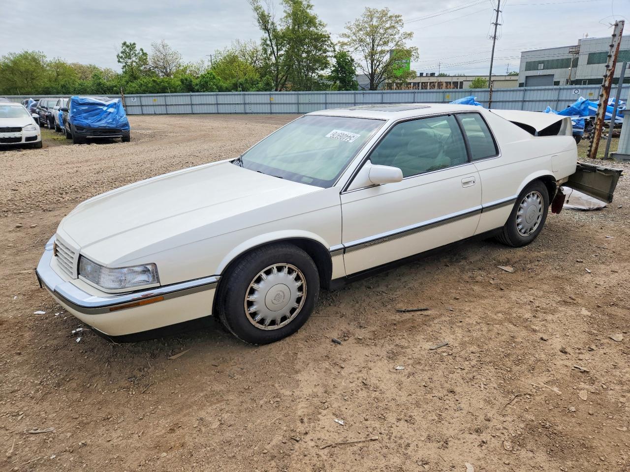 1993 Cadillac Eldorado Touring White vin: 1G6EL129XPU618933