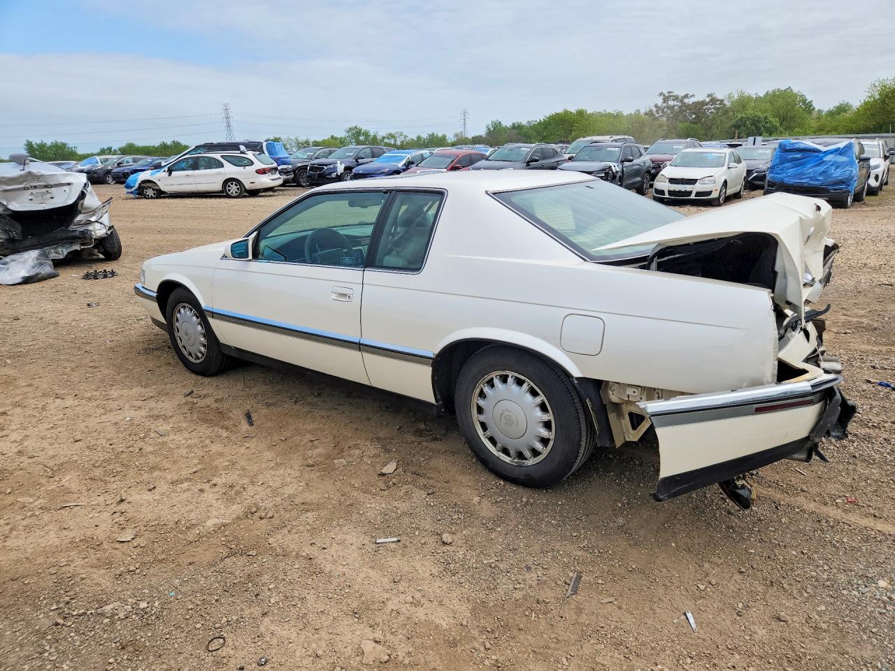 1993 Cadillac Eldorado Touring White vin: 1G6EL129XPU618933