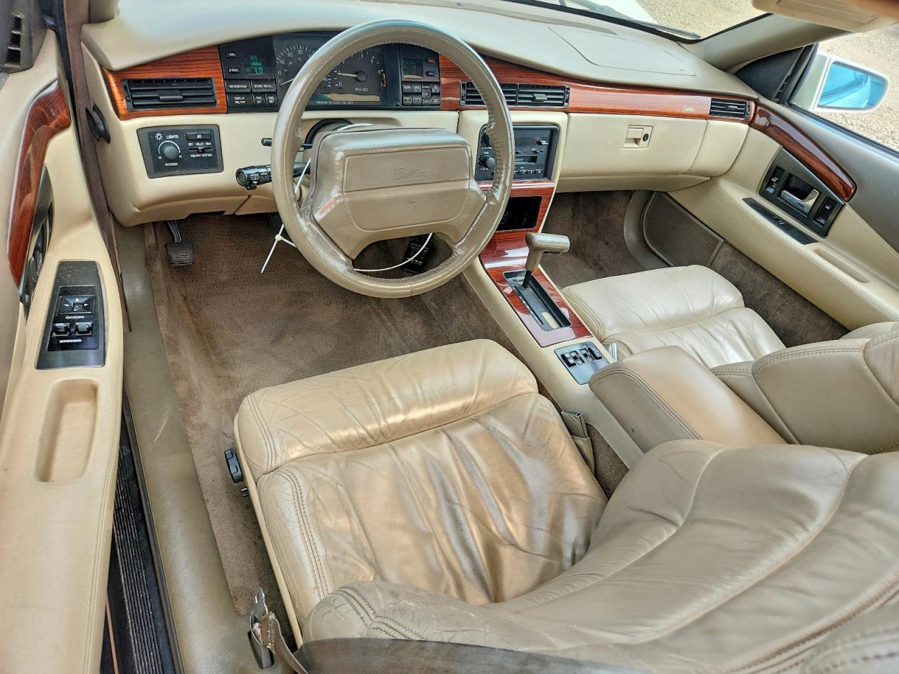 1993 Cadillac Eldorado Touring White vin: 1G6EL129XPU618933
