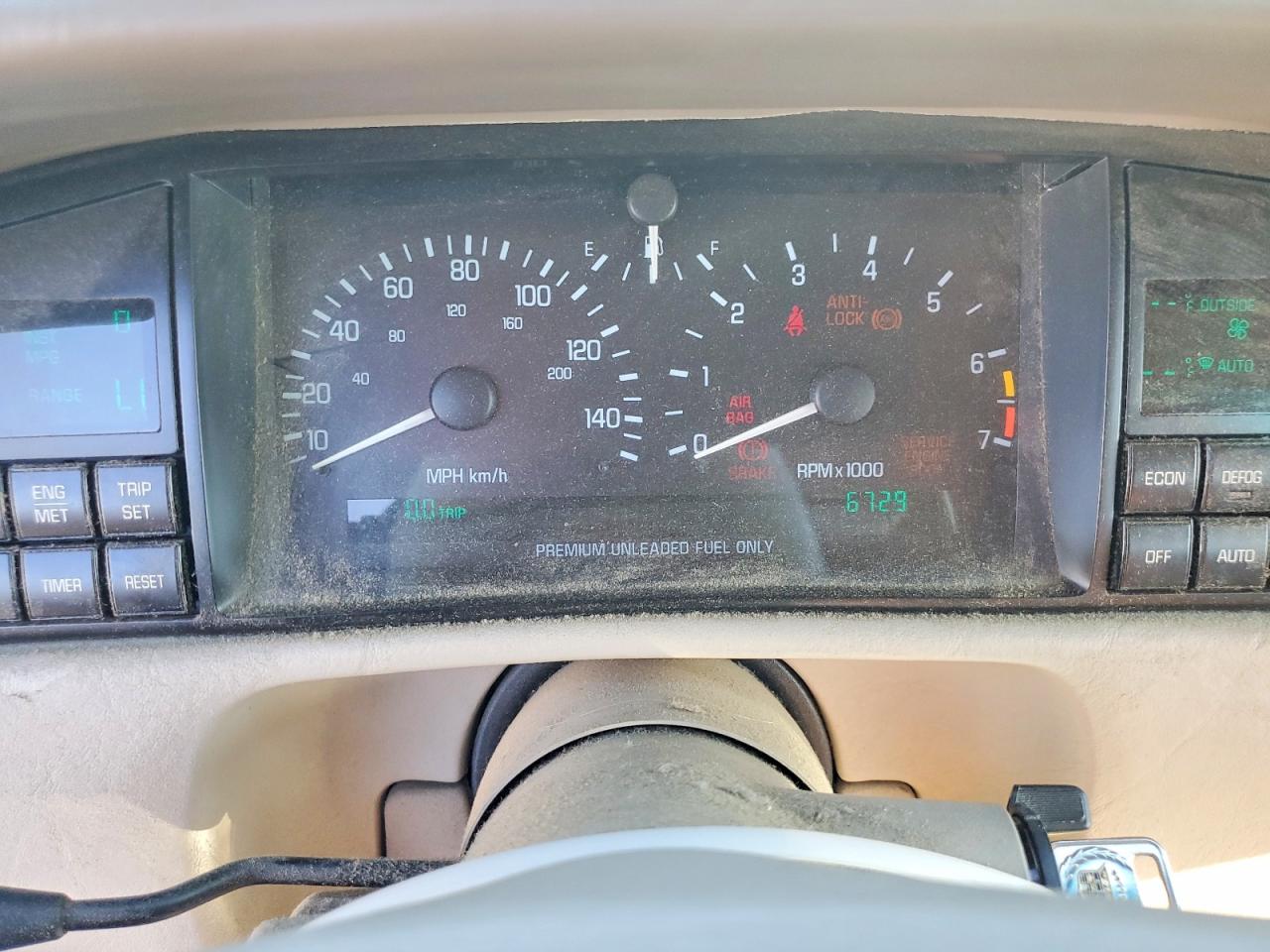 1994 Cadillac Eldorado Green vin: 1G6EL12Y0RU615792