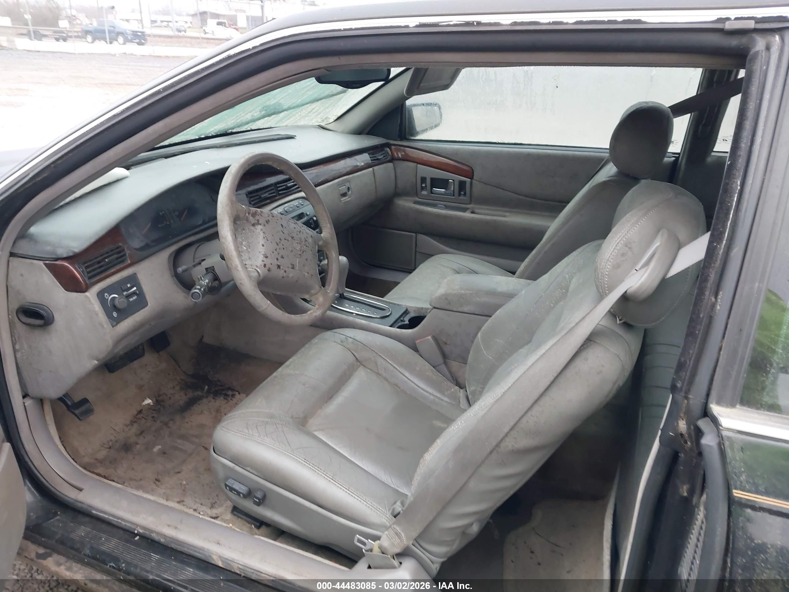 1998 Cadillac Eldorado Standard Черный vin: 1G6EL12Y2WU613876