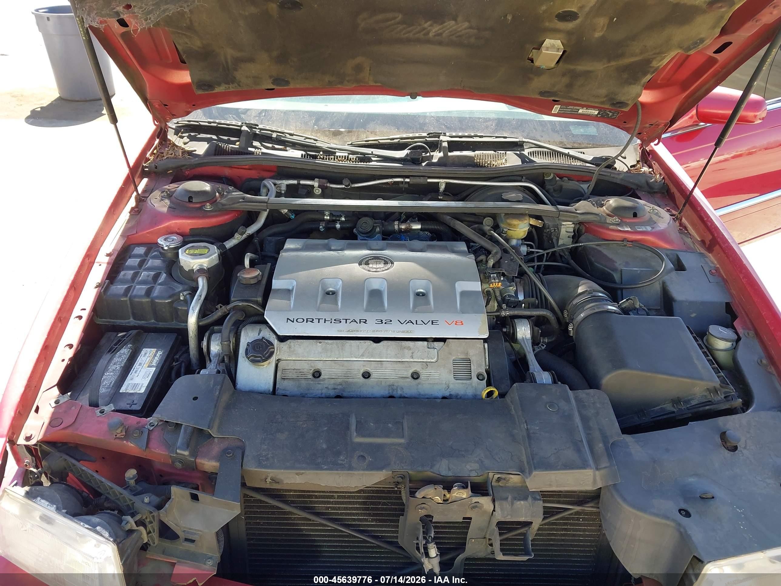 2002 Cadillac Eldorado Esc Бордовый vin: 1G6EL12Y92B102882