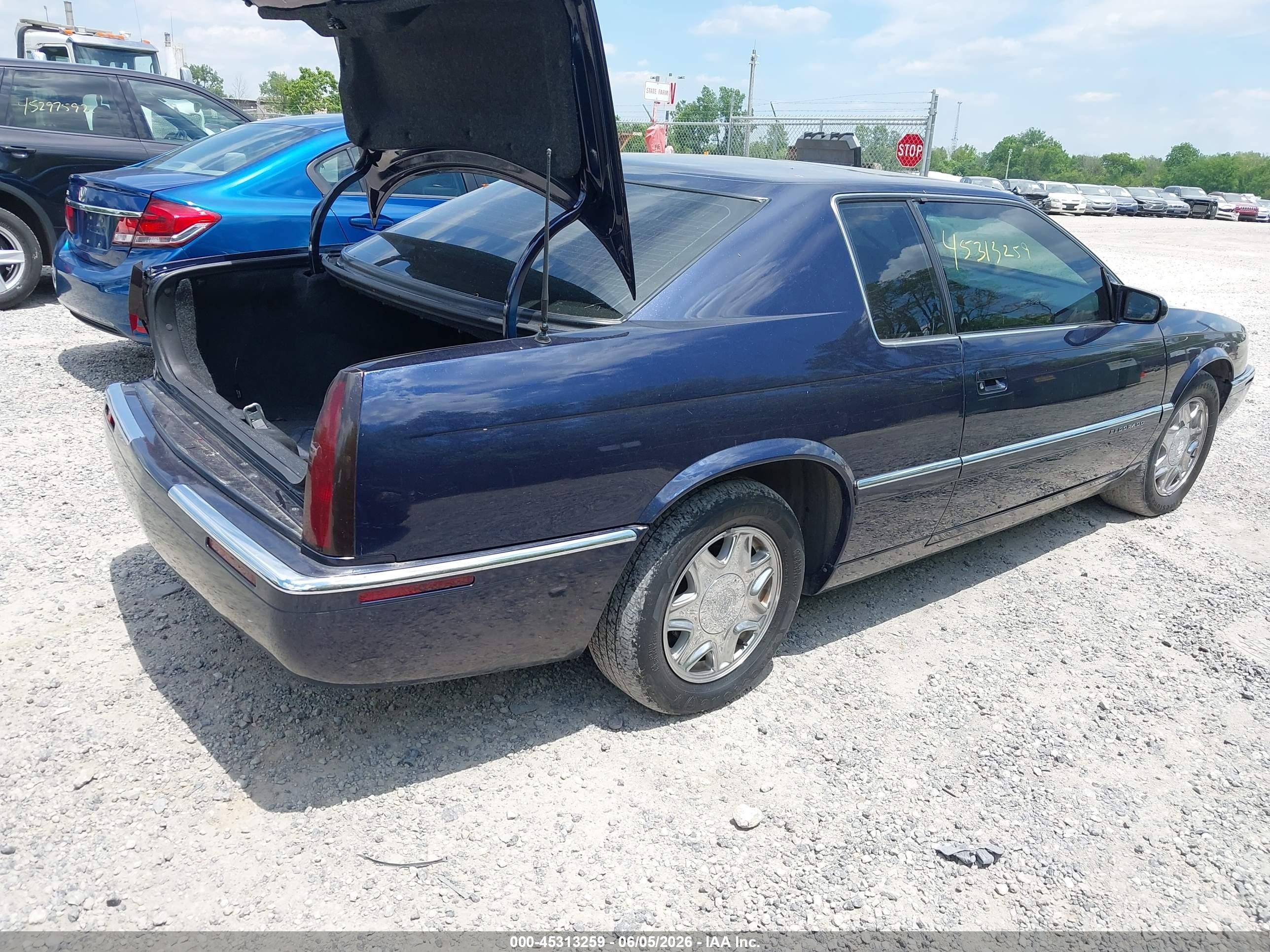 1998 Cadillac Eldorado Standard Синий vin: 1G6EL12Y9WU602972