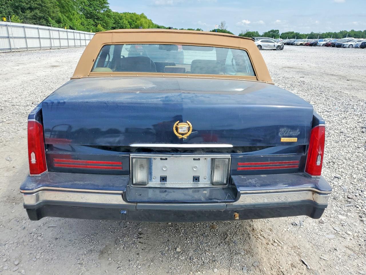 1990 Cadillac Eldorado Синий vin: 1G6EL1338LU610544