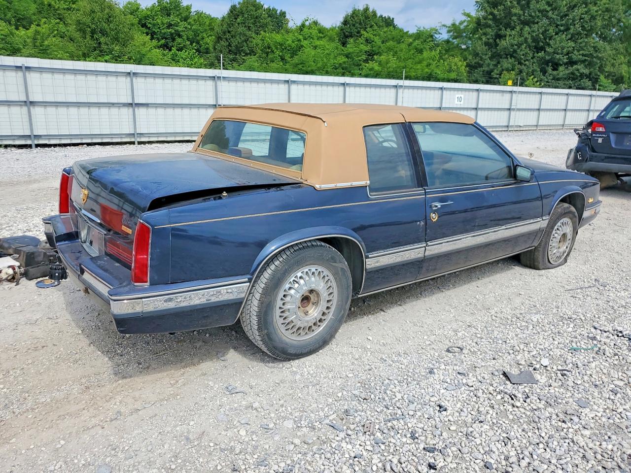 1990 Cadillac Eldorado Синий vin: 1G6EL1338LU610544