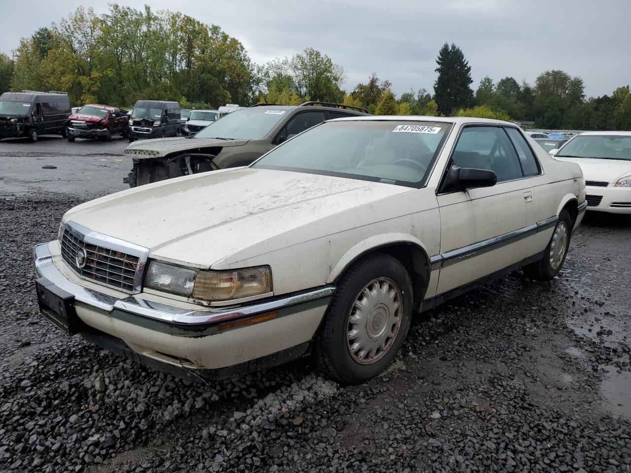 1992 Cadillac Eldorado Белый vin: 1G6EL13B0NU621533