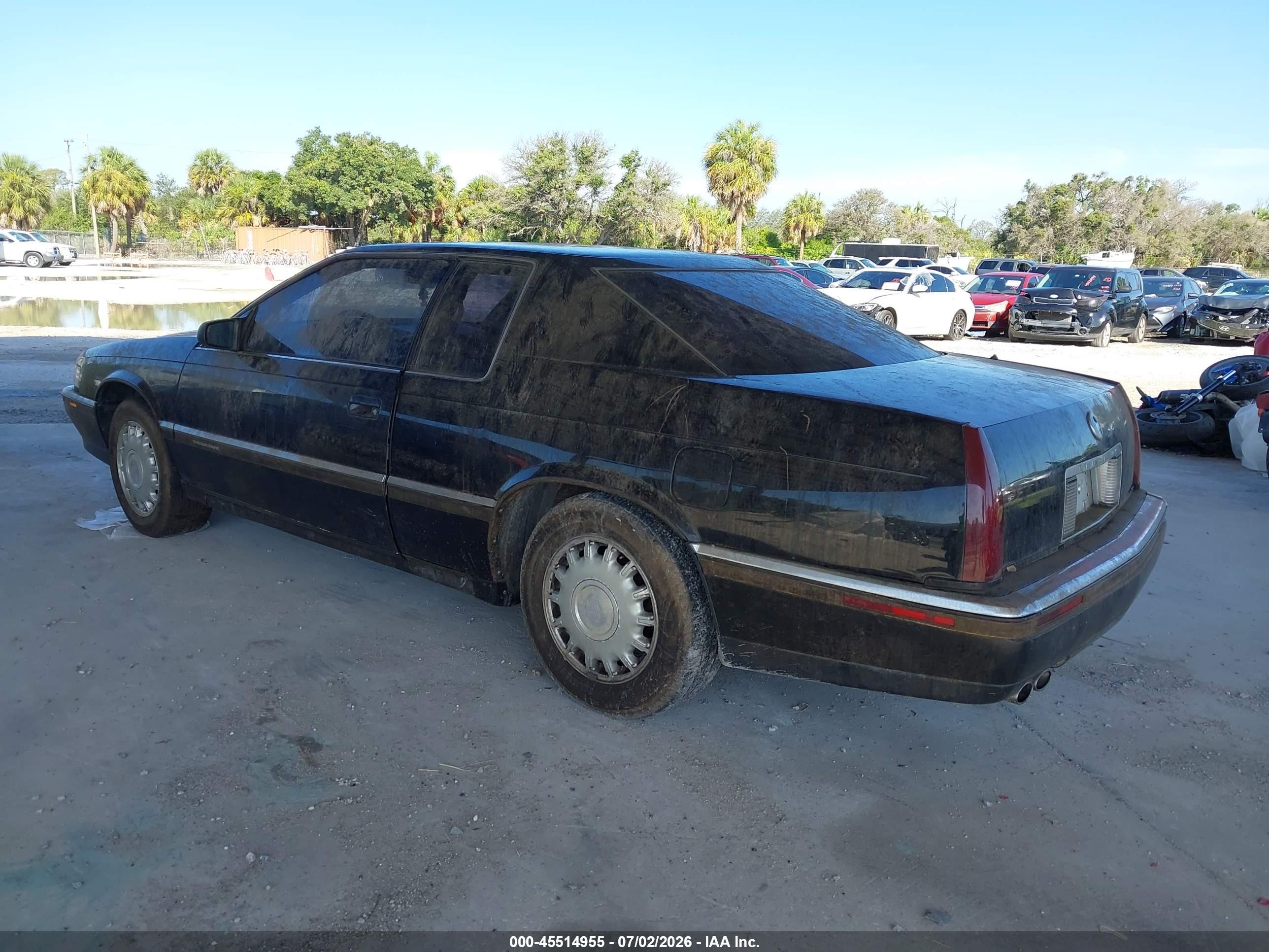 1992 Cadillac Eldorado   Black vin: 1G6EL13B1NU628376