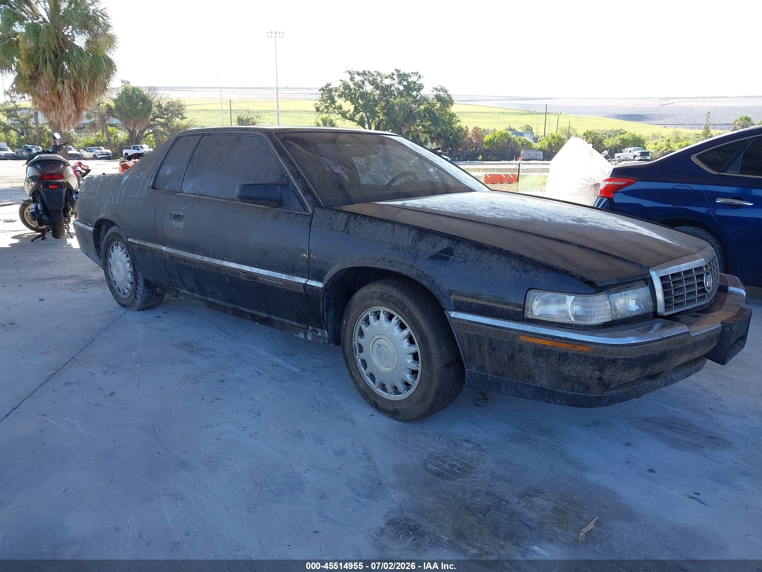 1992 Cadillac Eldorado   Черный vin: 1G6EL13B1NU628376