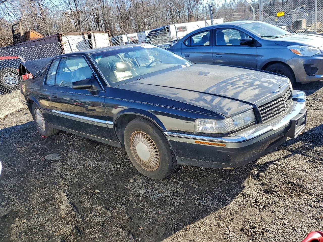 1992 Cadillac Eldorado Black vin: 1G6EL13B2NU620058