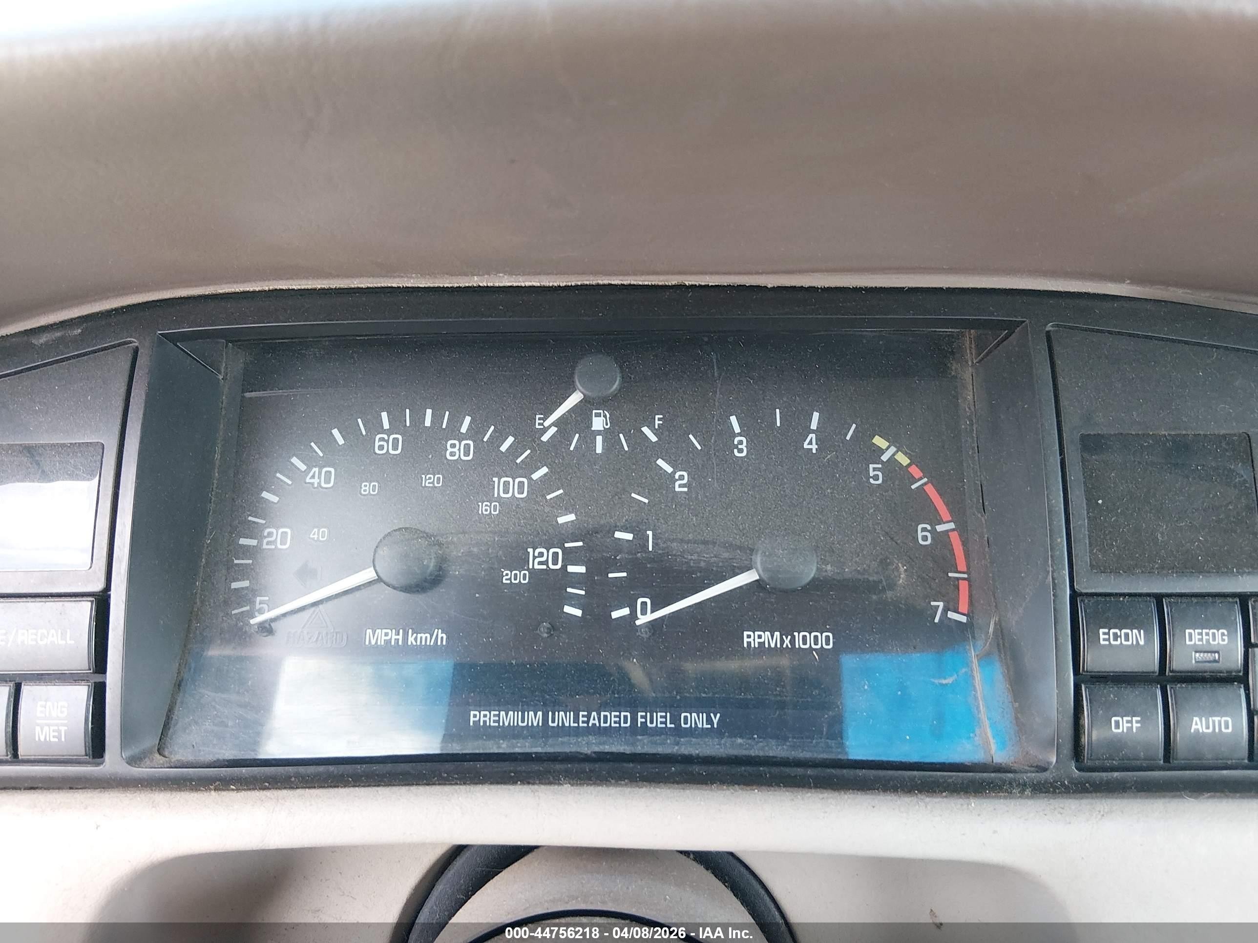 1992 Cadillac Eldorado   Красный vin: 1G6EL13B4NU626105