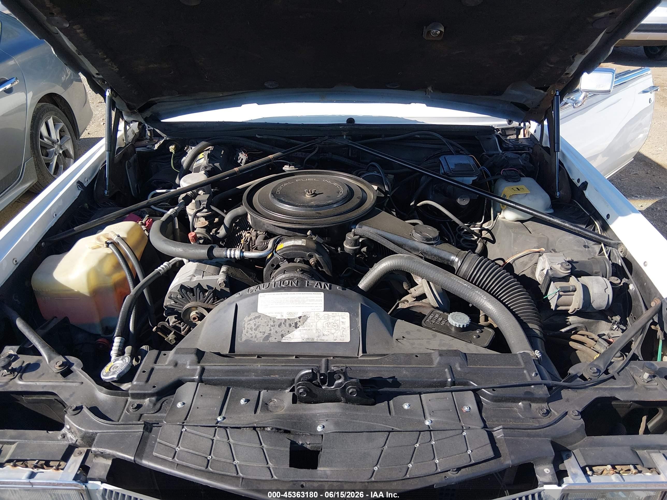 1985 Cadillac Eldorado   White vin: 1G6EL5780FE613479