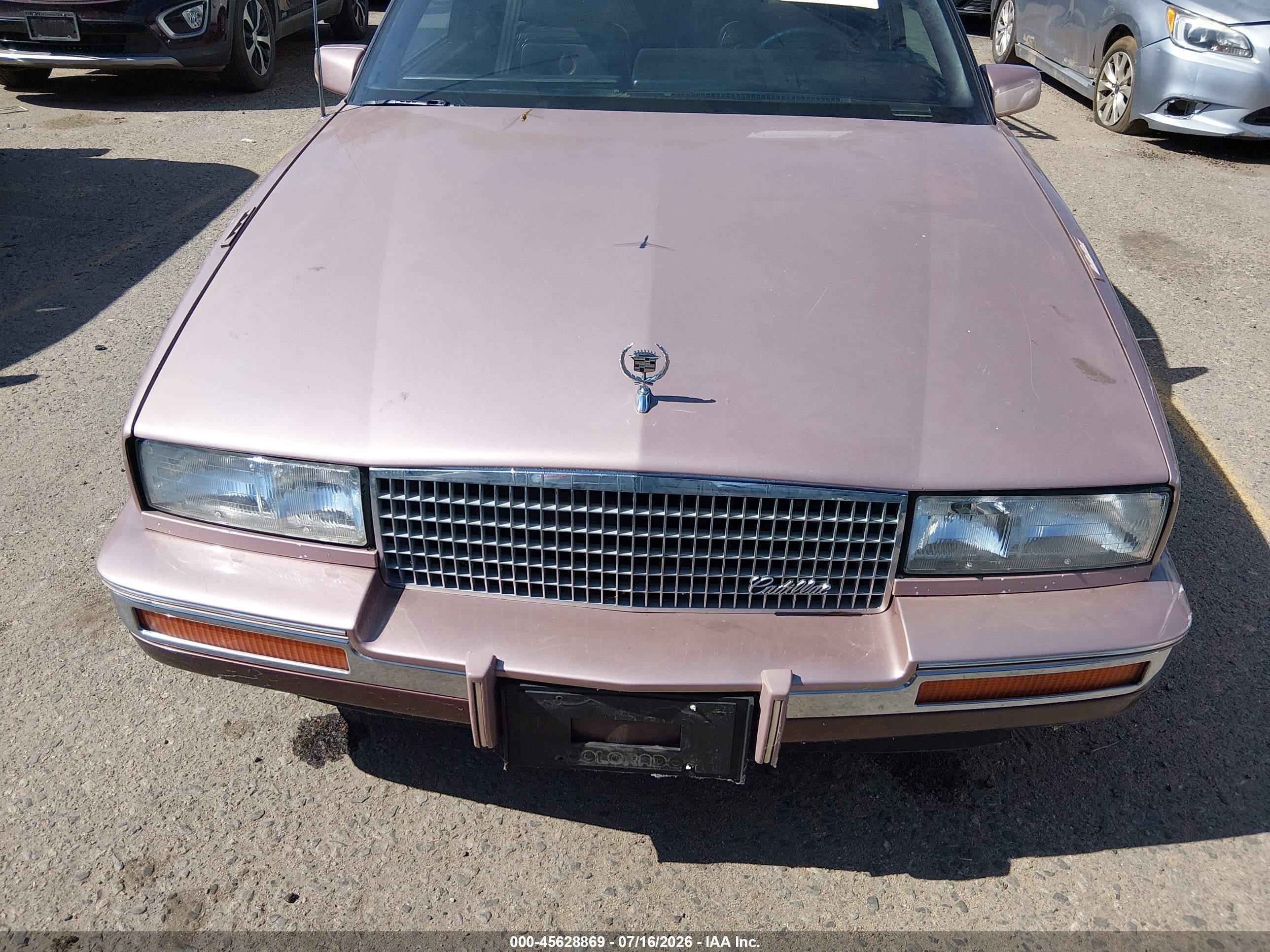 1986 Cadillac Eldorado   Pink vin: 1G6EL5784GU613895